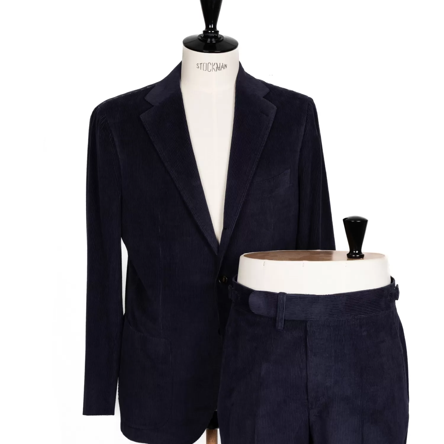 Anzug & Sakko>Cesare Attolini Anzug "Lusso nel Paese" aus original Sea Island Baumwolle - reine Handarbeit Dunkelblau-BluNavy