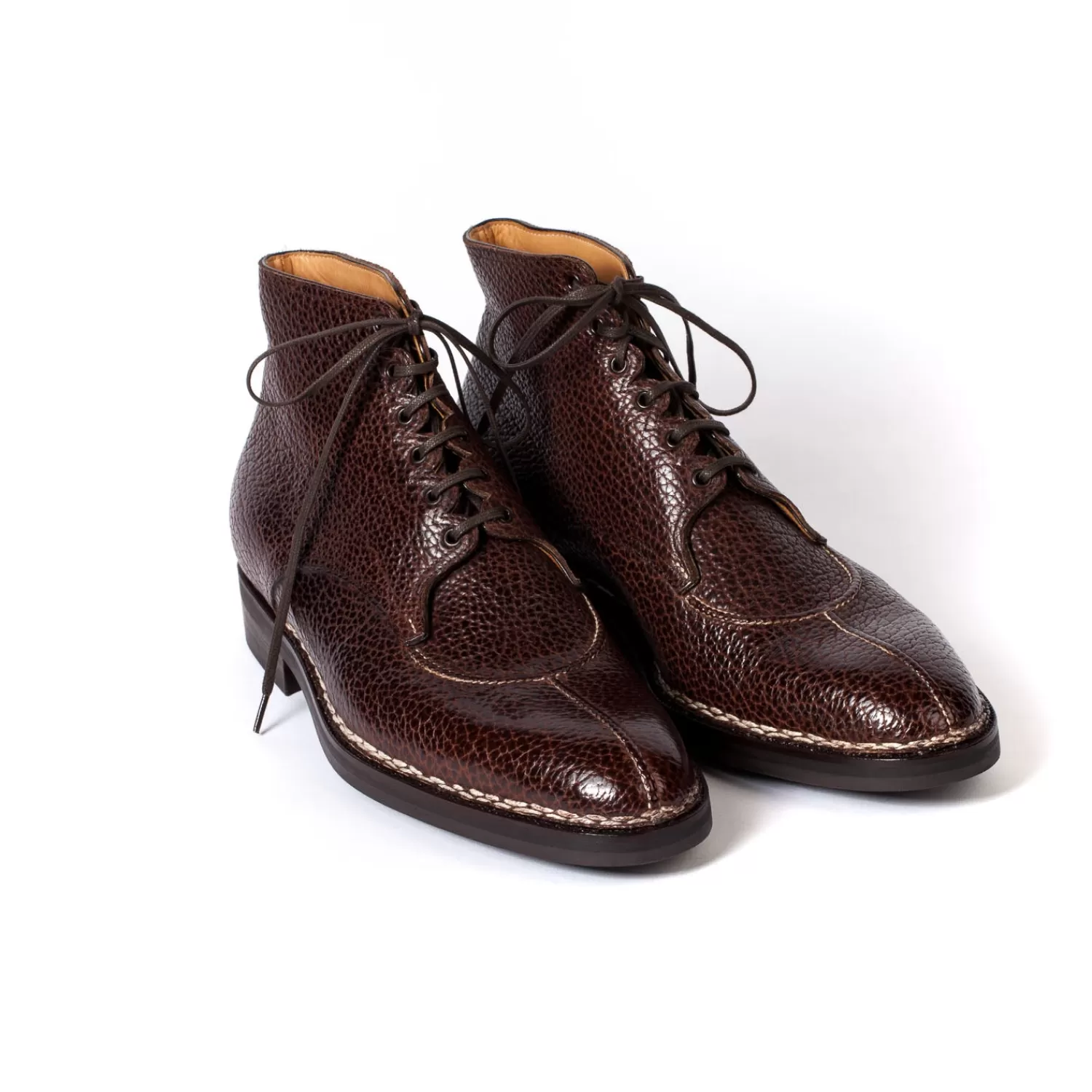 Mto | Schuhe>Saint Crispin's Boot "French Norvegian" aus nordamerikanischem Wasserbüffel - reine Handarbeit
