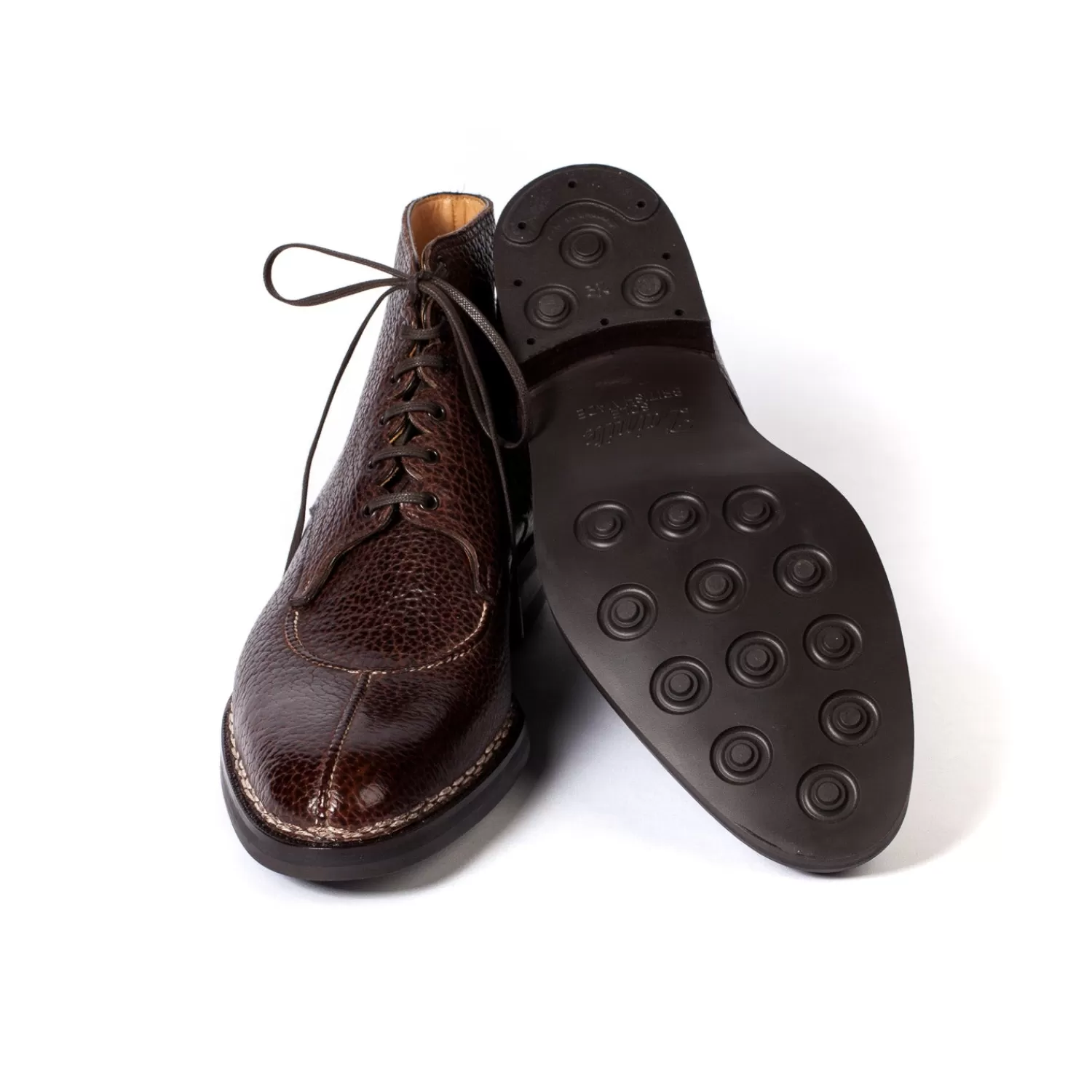 Mto | Schuhe>Saint Crispin's Boot "French Norvegian" aus nordamerikanischem Wasserbüffel - reine Handarbeit