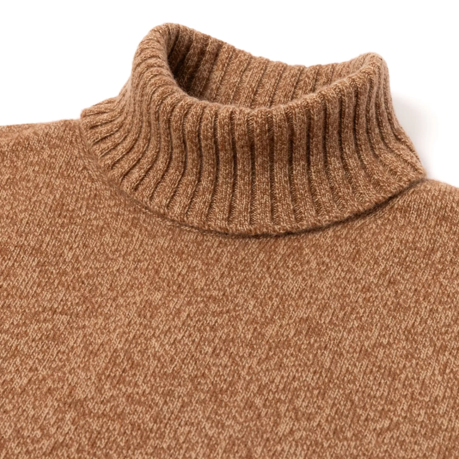 Strickwaren>Brigatelli dal 1922 per Michael Jondral: Rollkragen-Pullover aus Merinowolle und Kaschmir - 3 Ply Cashmere Blend