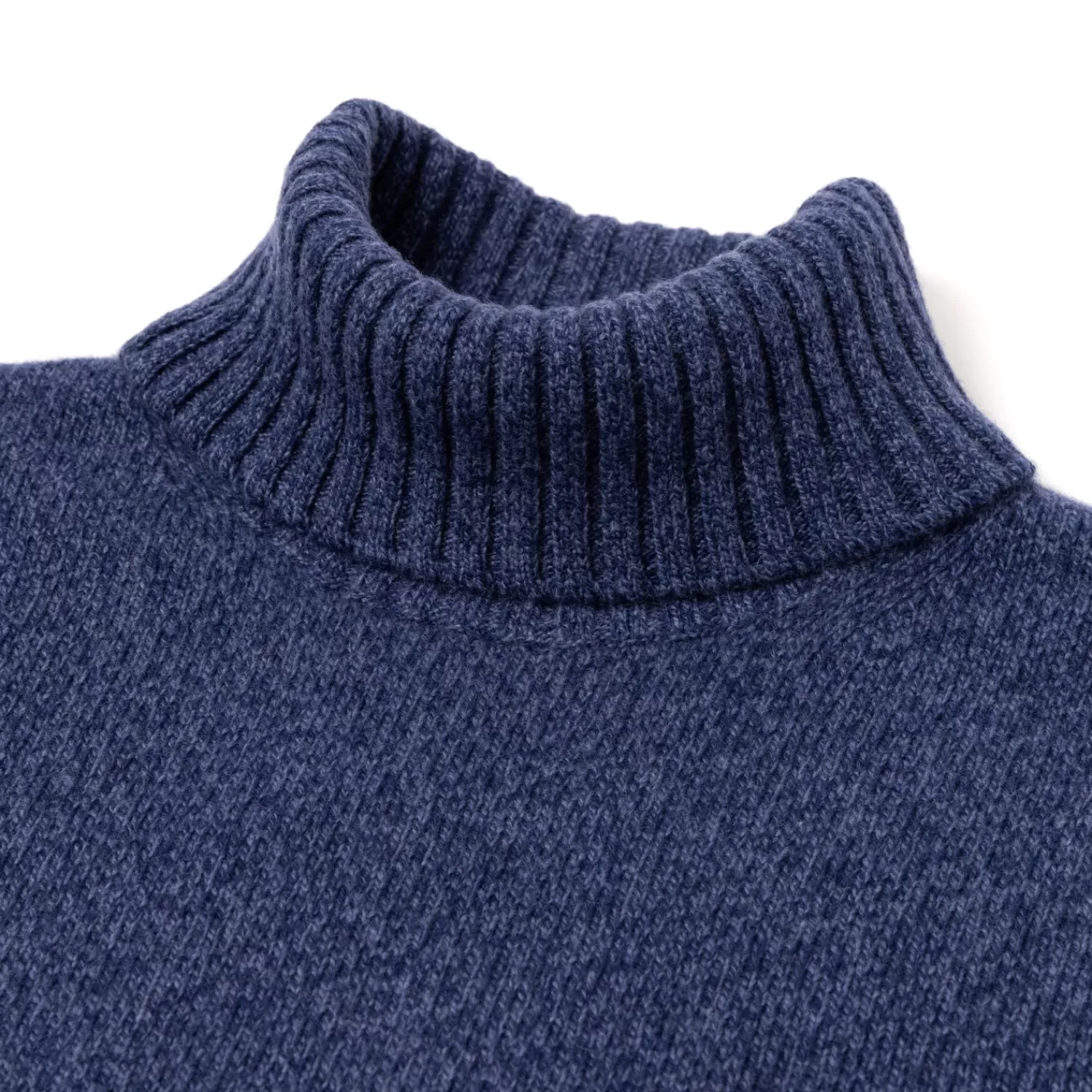 Strickwaren>Brigatelli dal 1922 per Michael Jondral: Rollkragen-Pullover aus Merinowolle und Kaschmir - 3 Ply Cashmere Blend