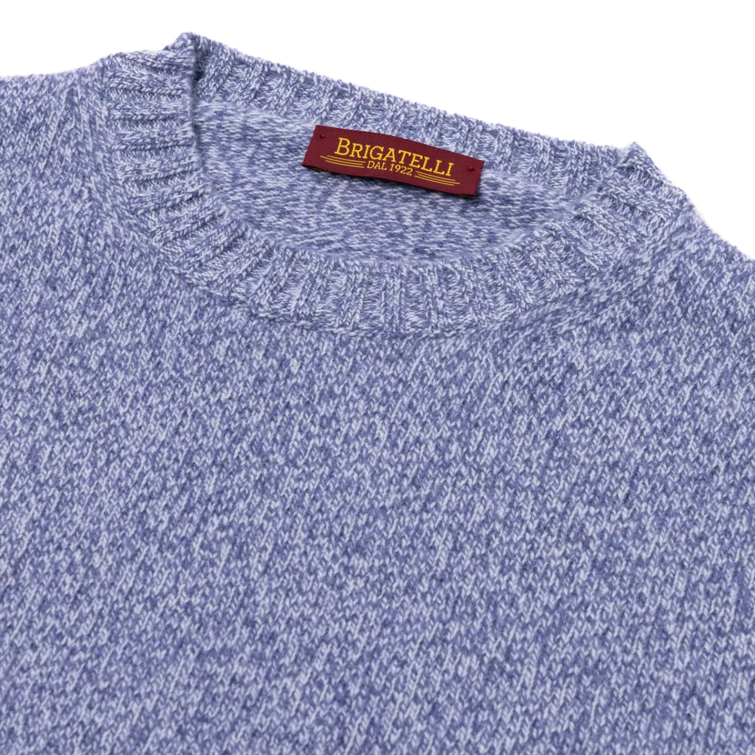 Strickwaren>Brigatelli dal 1922 per Michael Jondral: Rundhals-Pullover aus Merinowolle und Kaschmir - 3 Ply Cashmere Blend