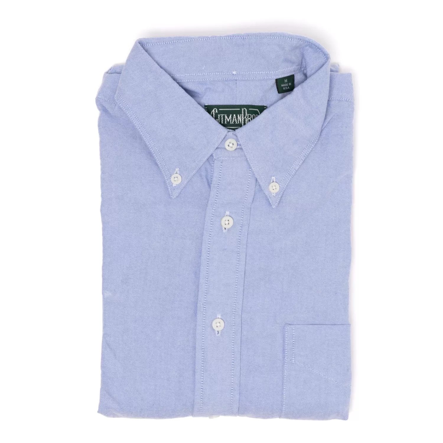 Ivy Men's | Sporthemden>Gitman Brothers Button-Down Shirt "Vintage Oxford" aus reiner Baumwolle - Original Gitman Bros.Vintage Hellblau-SoftBlue