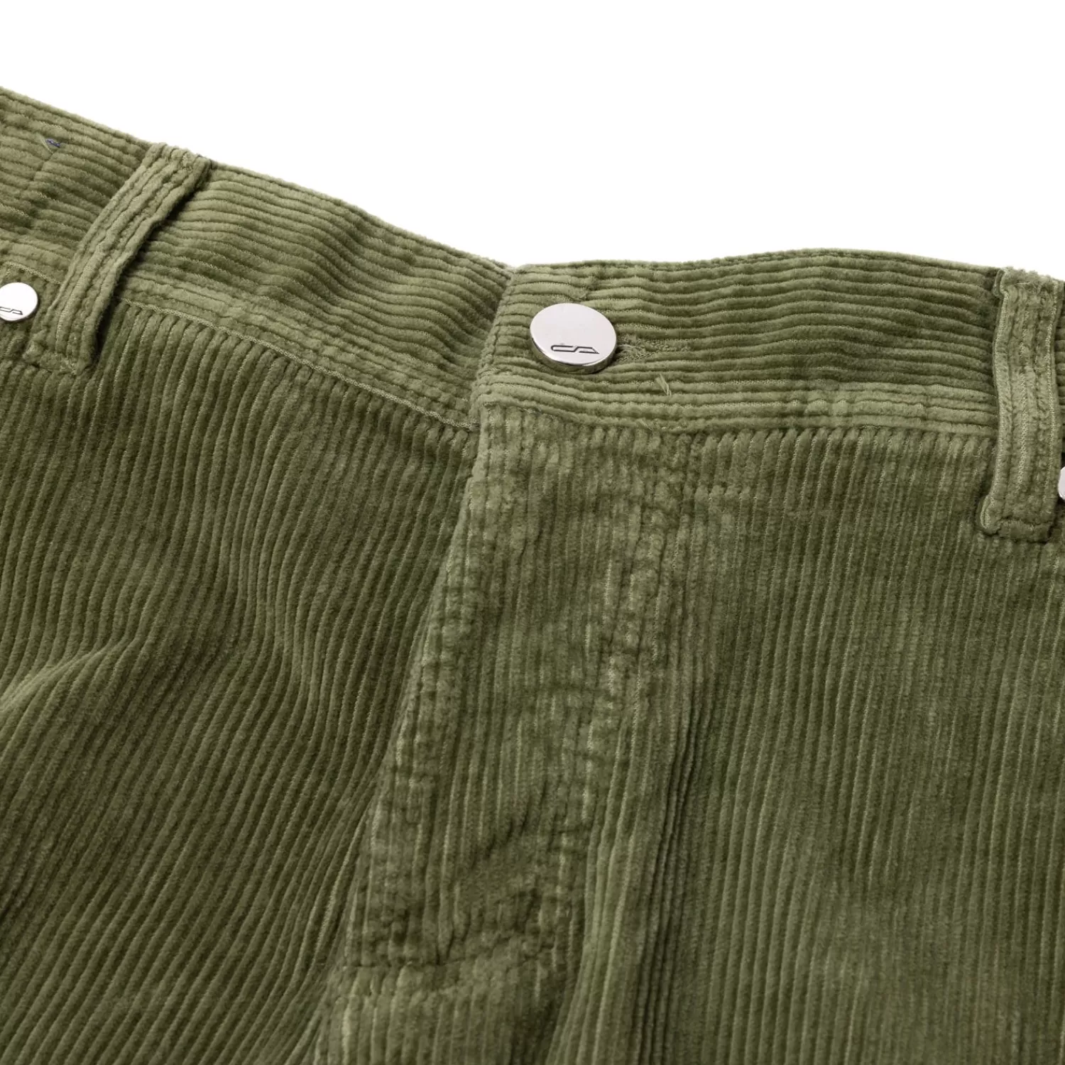 Hosen - Casual>Cesare Attolini CA exklusiv für MJ: Hose "5-Pocket Corduroy" aus weichem Baumwollmix Olivgrün
