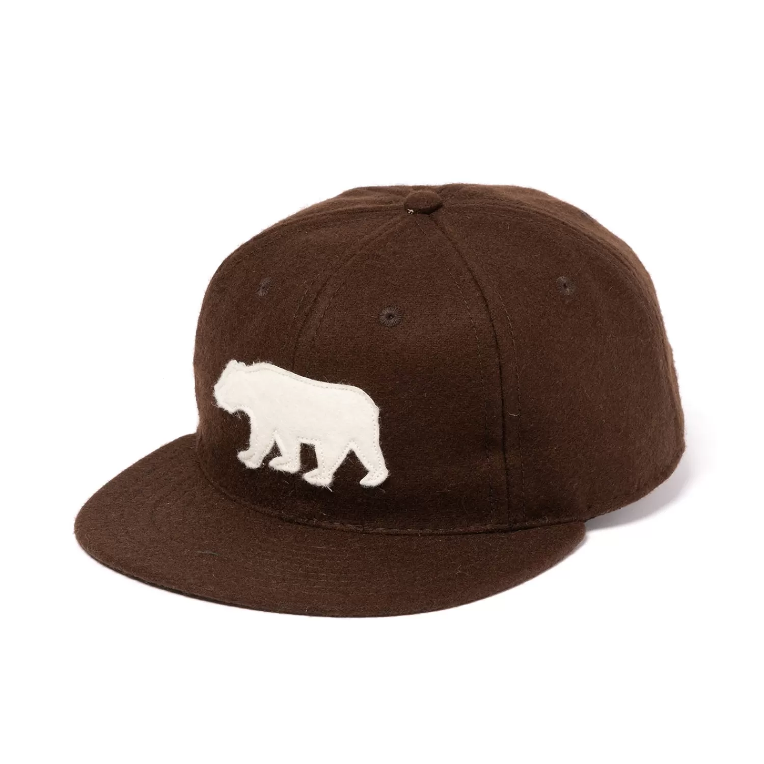 Hüte/Mütze>Specials X MJ Ebbets Field Flannels x MJ: Baseball-Kappe "Mission Bears 1926" aus Woll-Flanell  Dunkelbraun - DarkBrown