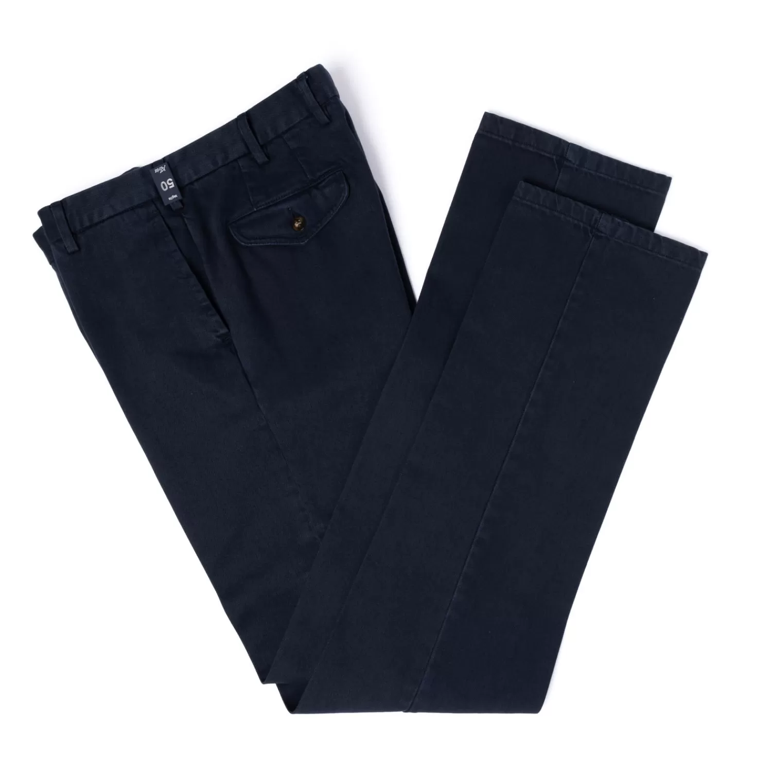 Ivy Men's | Hosen - Casual>Rota Sport Exklusiv für Michael Jondral: Chino "Vintage Army Drill" aus vorgewaschener Baumwolle - Dunkelblau-WashedNavy
