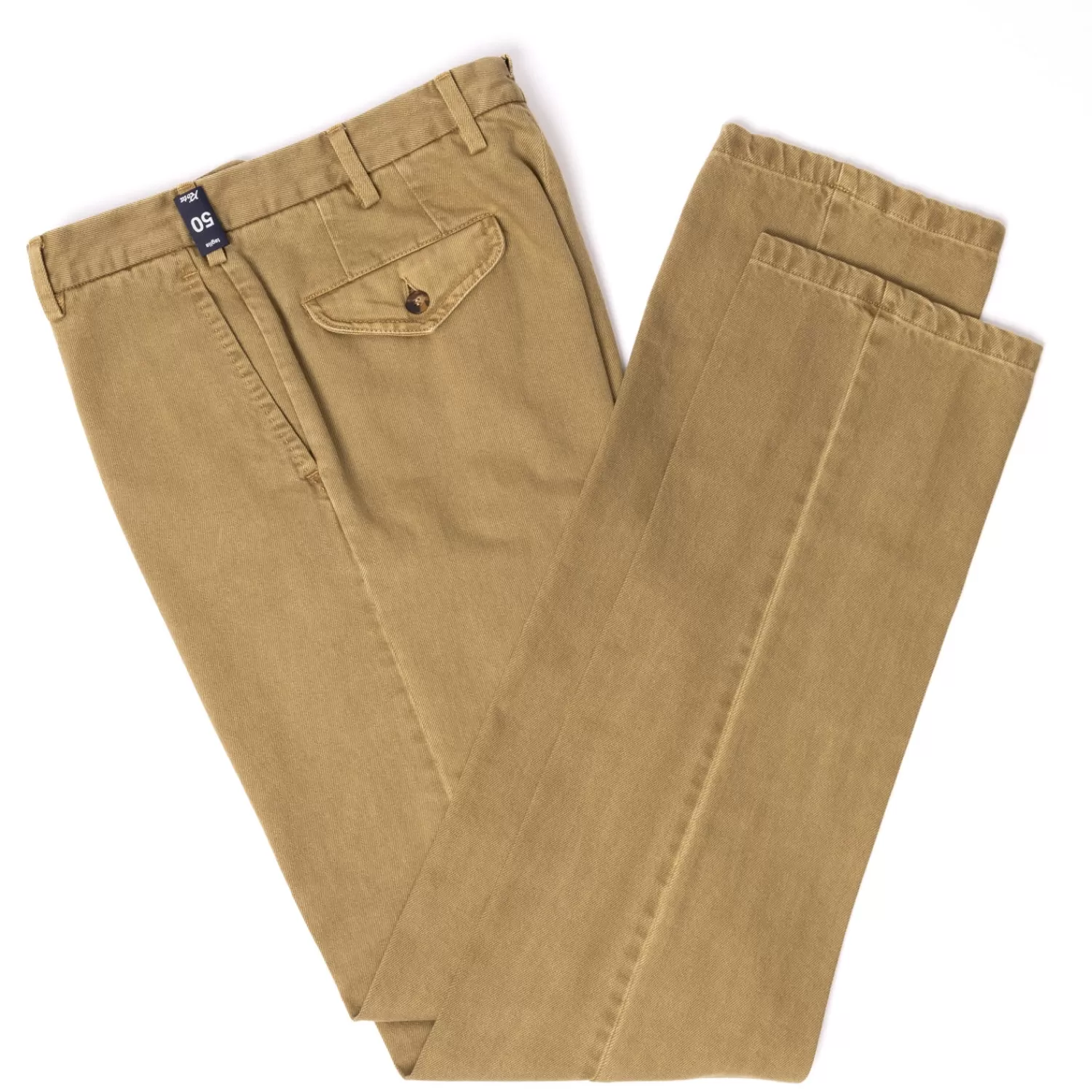 Hosen - Casual>Rota Sport Exklusiv für Michael Jondral: Chino "Vintage Army Drill" aus vorgewaschener Baumwolle - Olivgrün-Military