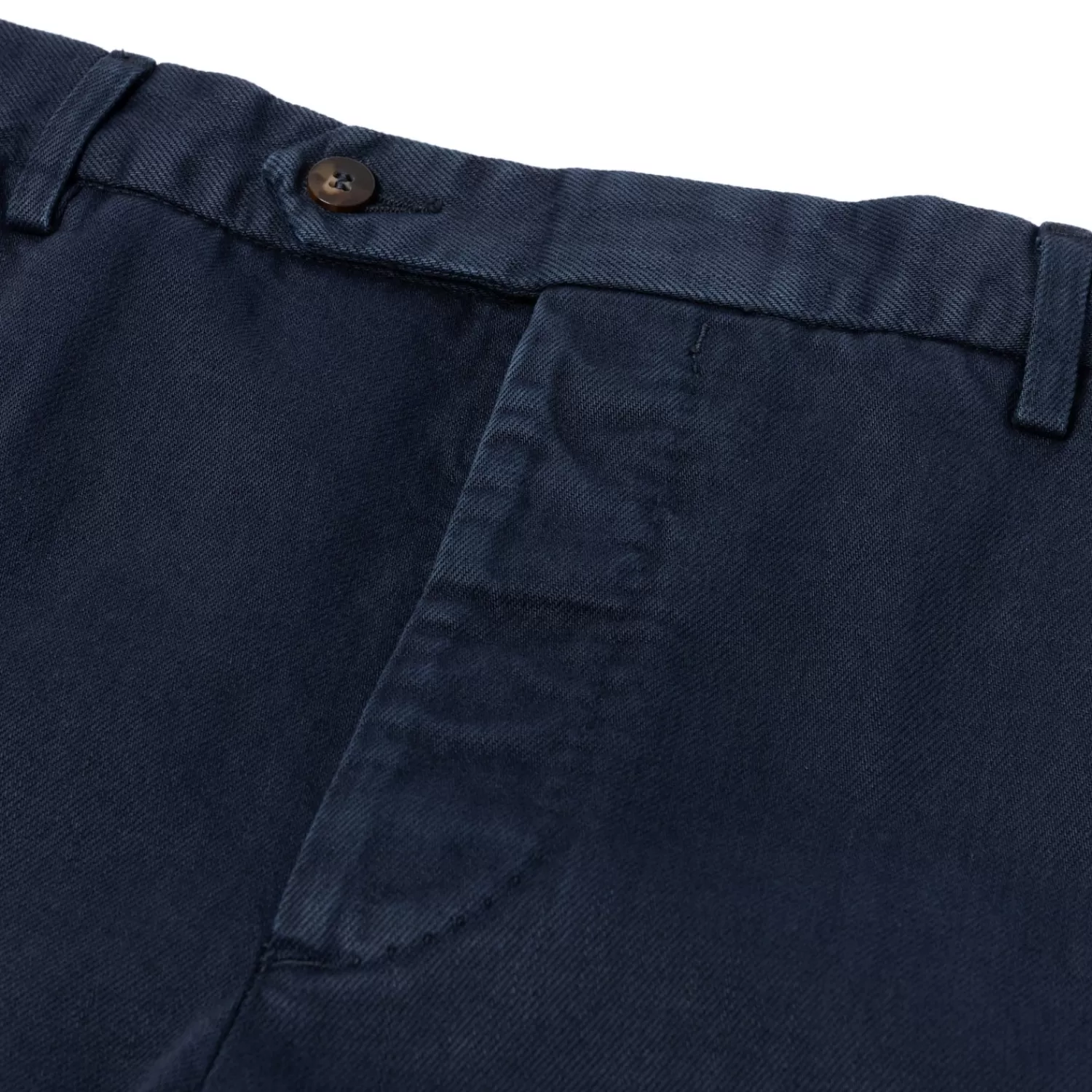 Ivy Men's | Hosen - Casual>Rota Sport Exklusiv für Michael Jondral: Chino "Vintage Army Drill" aus vorgewaschener Baumwolle - Dunkelblau-WashedNavy