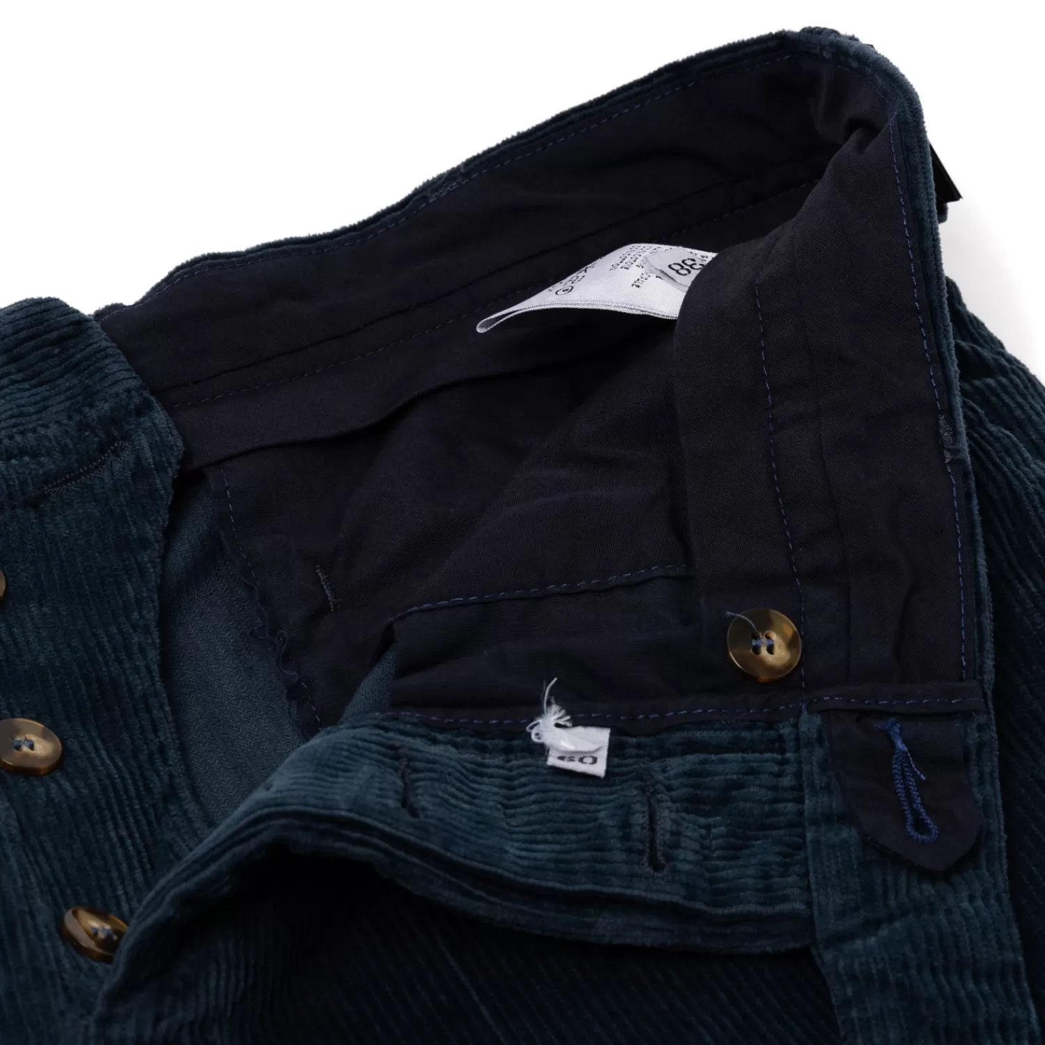 Hosen - Casual>Rota Sport Exklusiv für Michael Jondral: Dunkelblaue Cordhose "Velluto Comodo" aus einem Baumwollmix - Marineblau-BluMarina