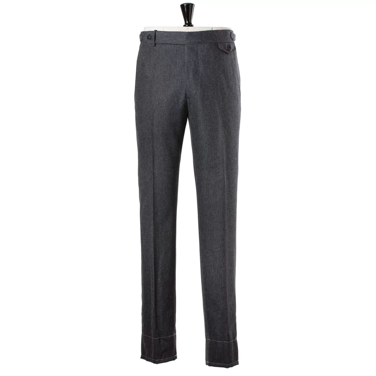 Mto | Hosen - Sartorial>Rota Sartorial Exklusiv für Michael Jondral: Graue Flanellhose aus reiner Wolle - Flanellgrau-GrigioFlanella