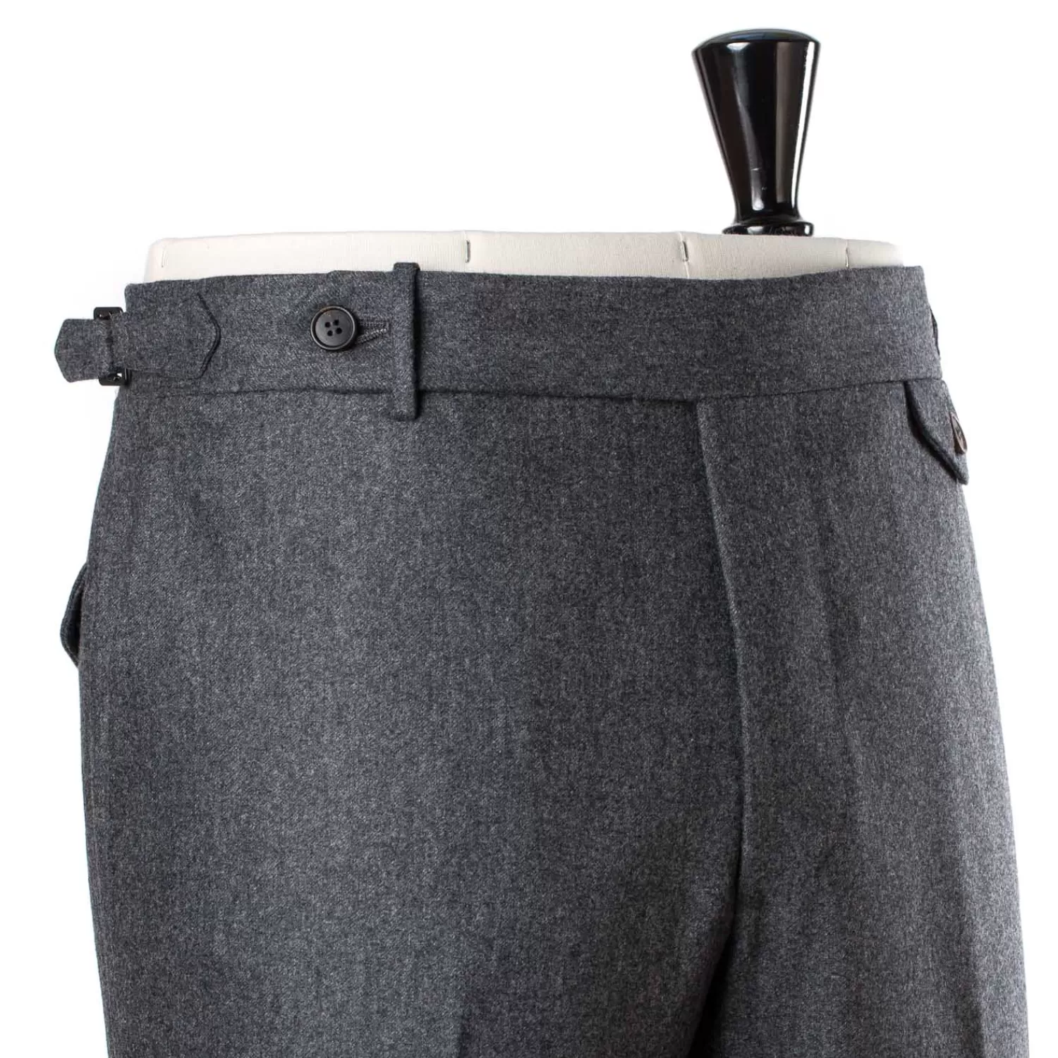 Mto | Hosen - Sartorial>Rota Sartorial Exklusiv für Michael Jondral: Graue Flanellhose aus reiner Wolle - Flanellgrau-GrigioFlanella