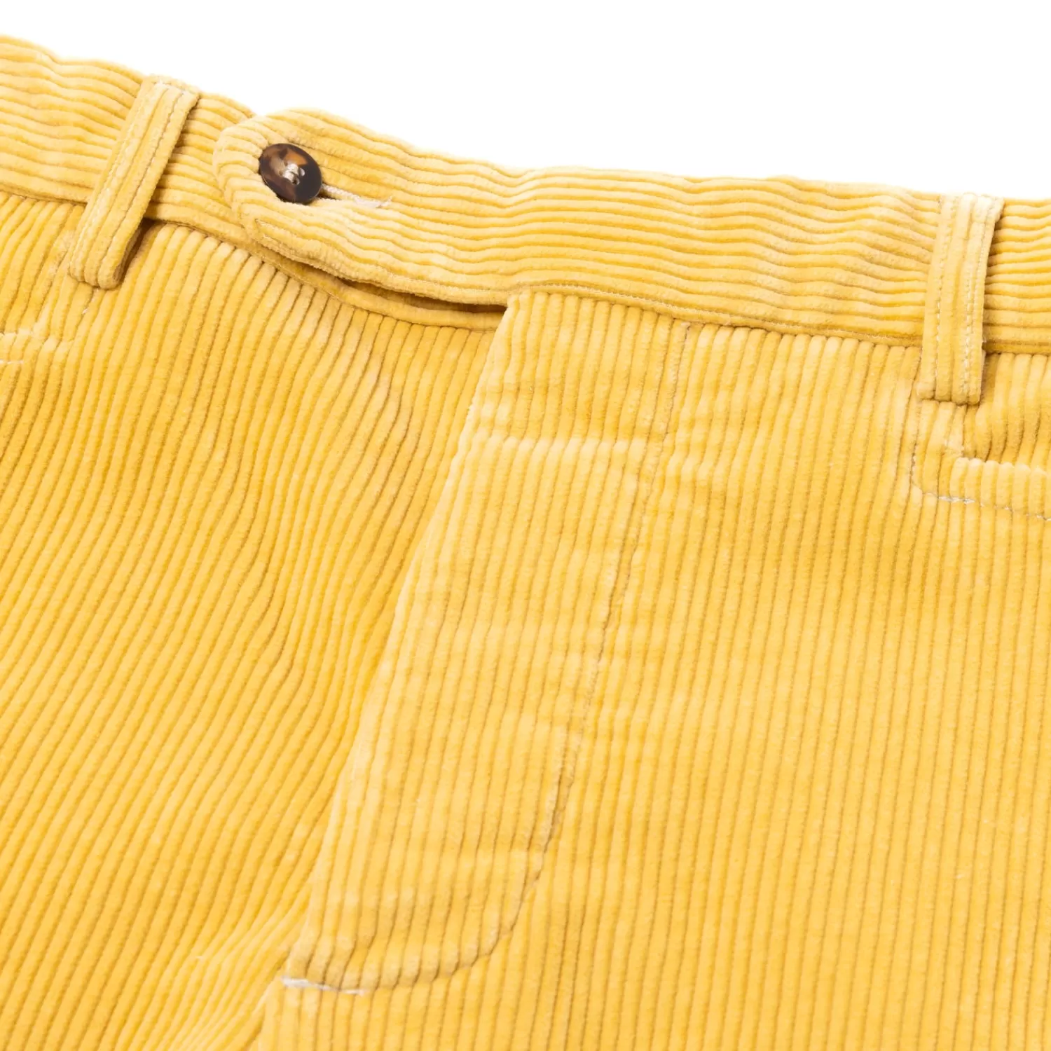 Hosen - Casual>Rota Sport Exklusiv für Michael Jondral: Hose "Carrettiera Pesante" aus Brisbane Moss Baumwollcord - Goldgelb-GialloOro