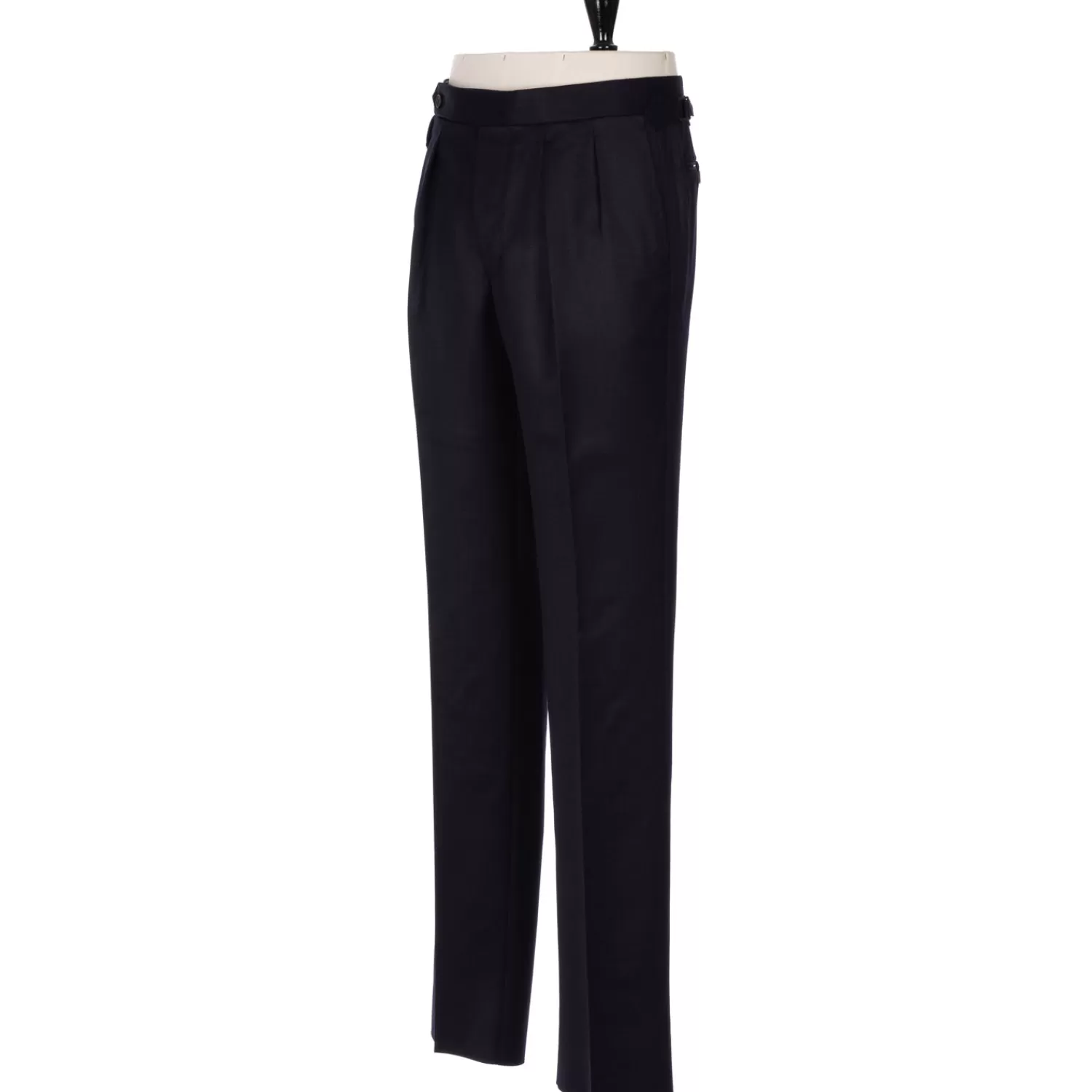 Hosen - Sartorial>Rota Sartorial Exklusiv für Michael Jondral: Hose "New York" mit zwei Bundfalten - Dunkelblau-BluScuro