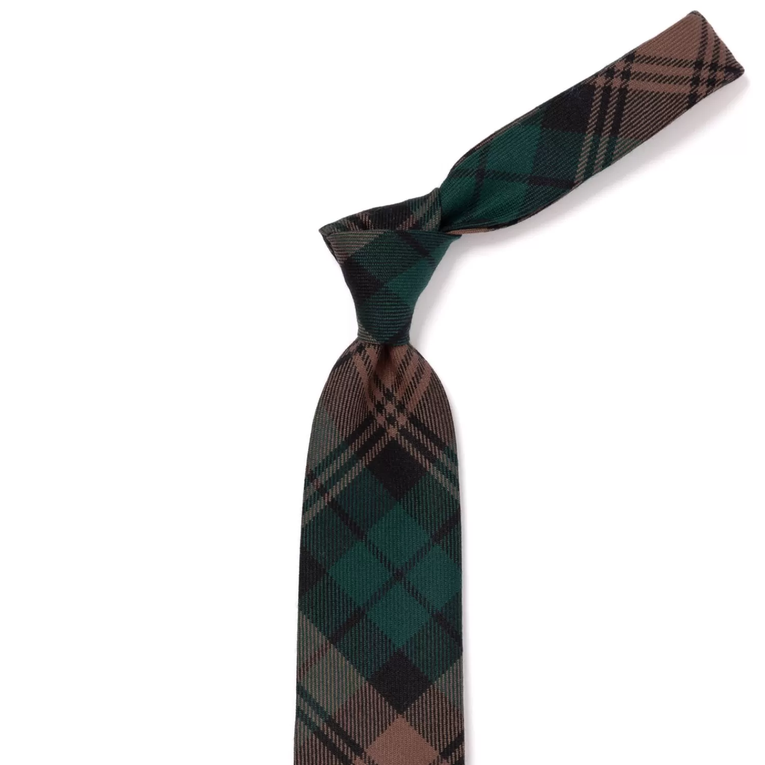 Krawatten>Petronius Exklusiv für Michael Jondral: Krawatte "Vintage Tartan" aus reiner Wolle - Handrolliert