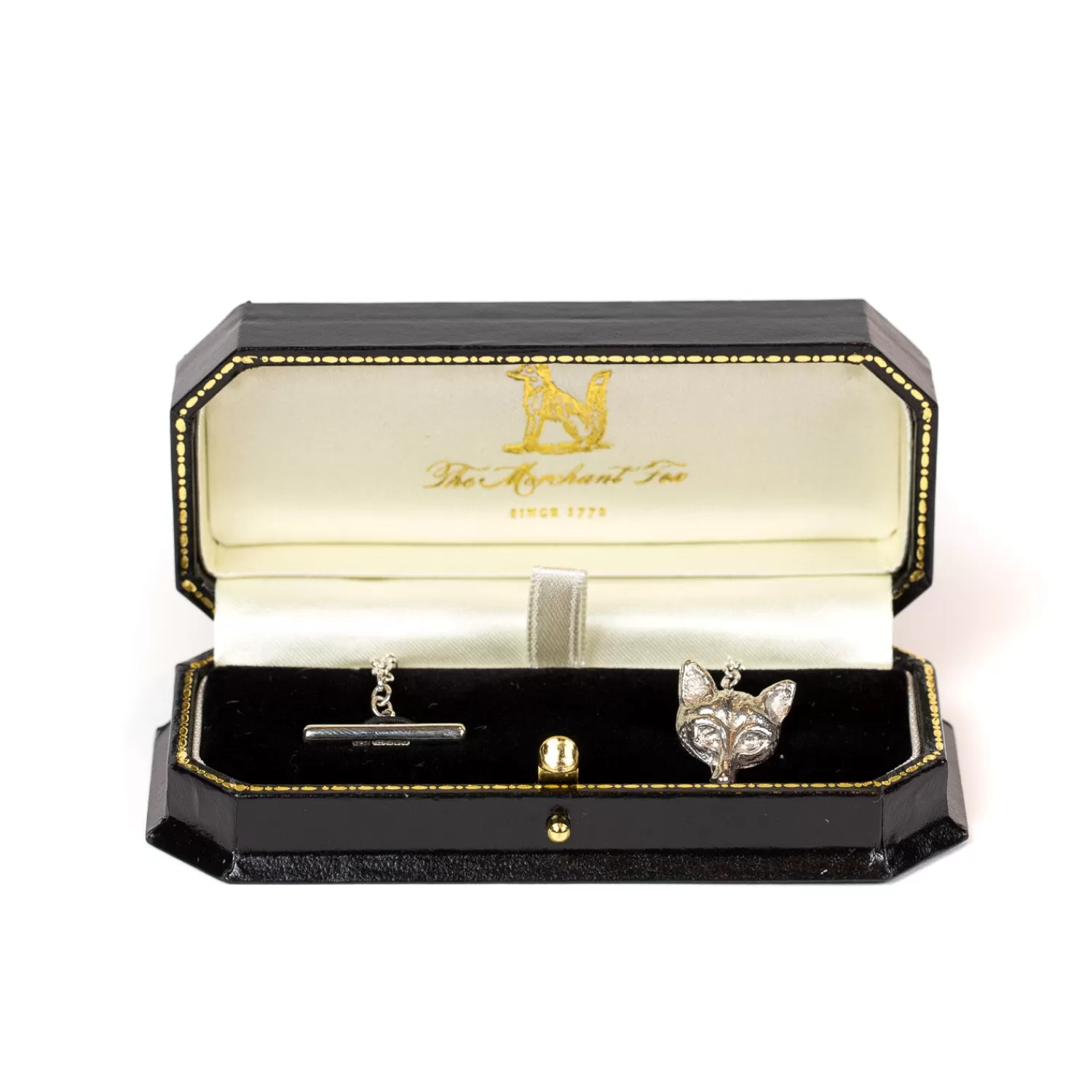 Manschettenknöpfe & Schmuck>Fox Brothers Exklusiv für Michael Jondral: Lapel Chain - "The Fox" aus Sterling Silber