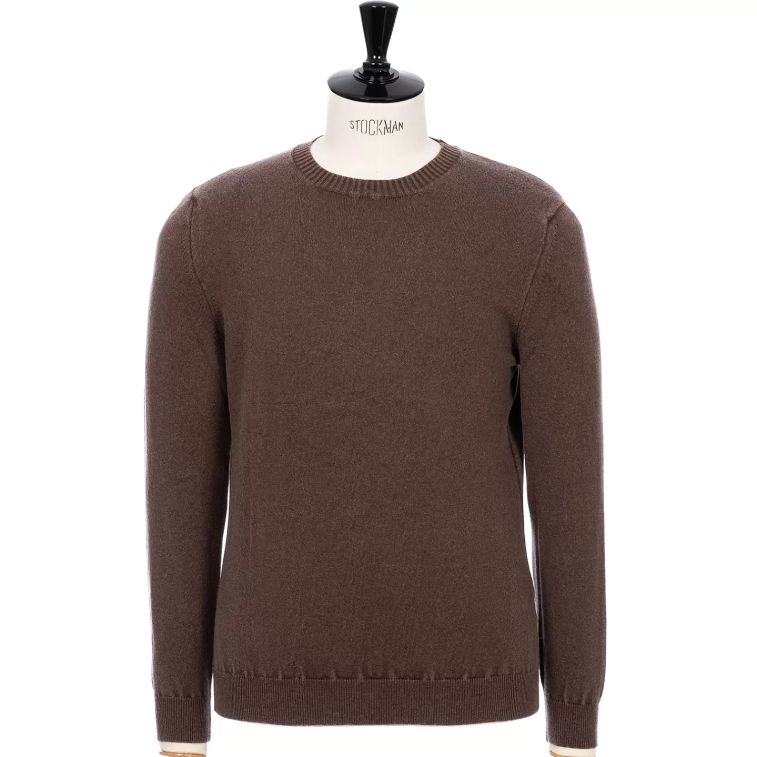Strickwaren>Fedeli Exklusiv für Michael Jondral: Pullover "Argentina Frosted" aus feinstem schottischen Kaschmir Fondente-