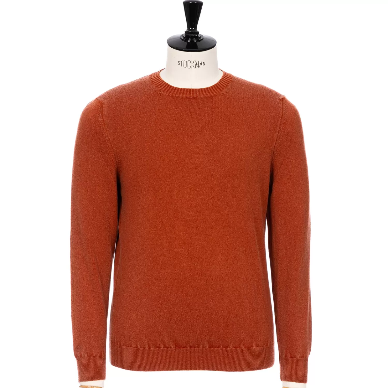 Strickwaren>Fedeli Exklusiv für Michael Jondral: Pullover "Argentina Frosted" aus feinstem schottischen Kaschmir Mattone-