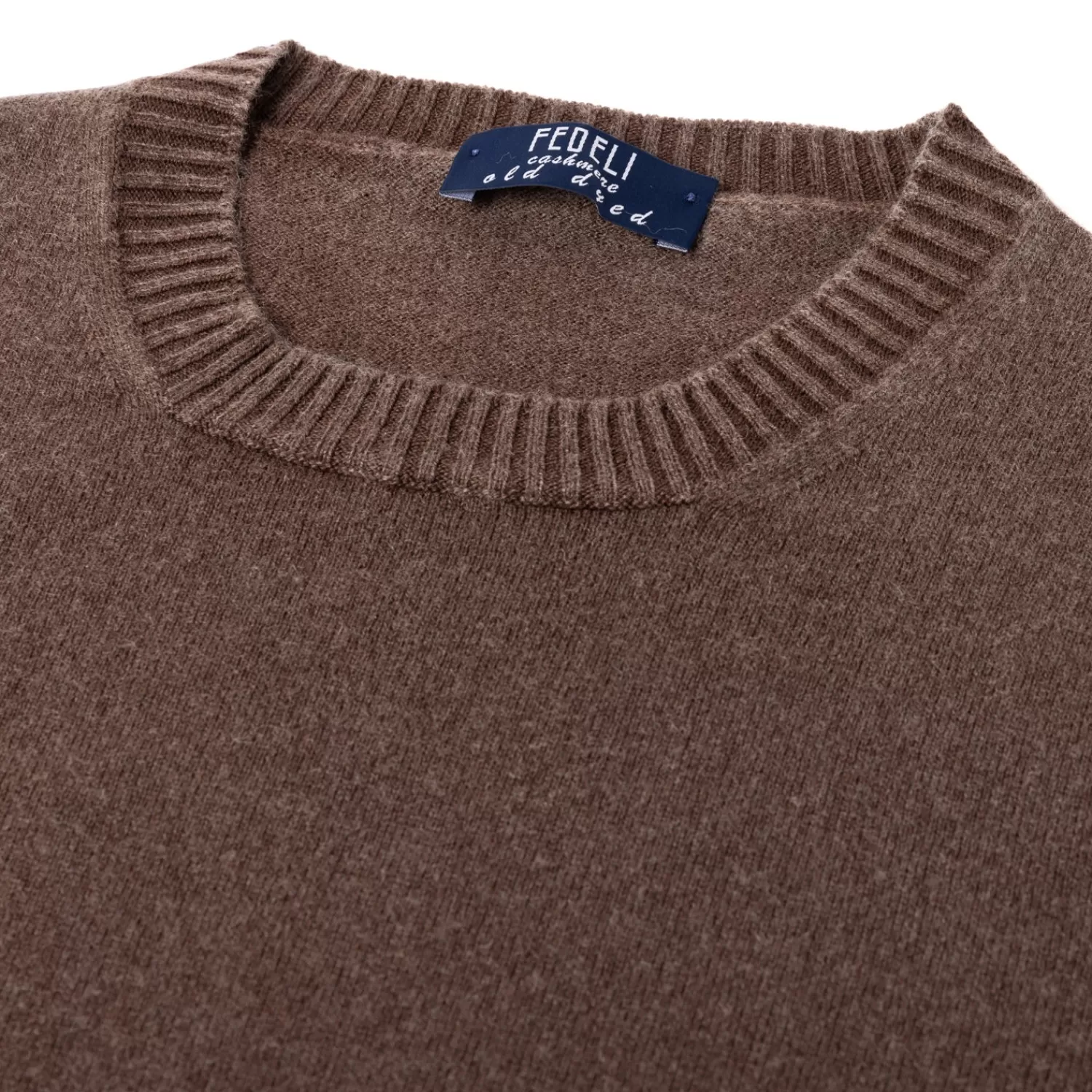 Strickwaren>Fedeli Exklusiv für Michael Jondral: Pullover "Argentina Frosted" aus feinstem schottischen Kaschmir Fondente-