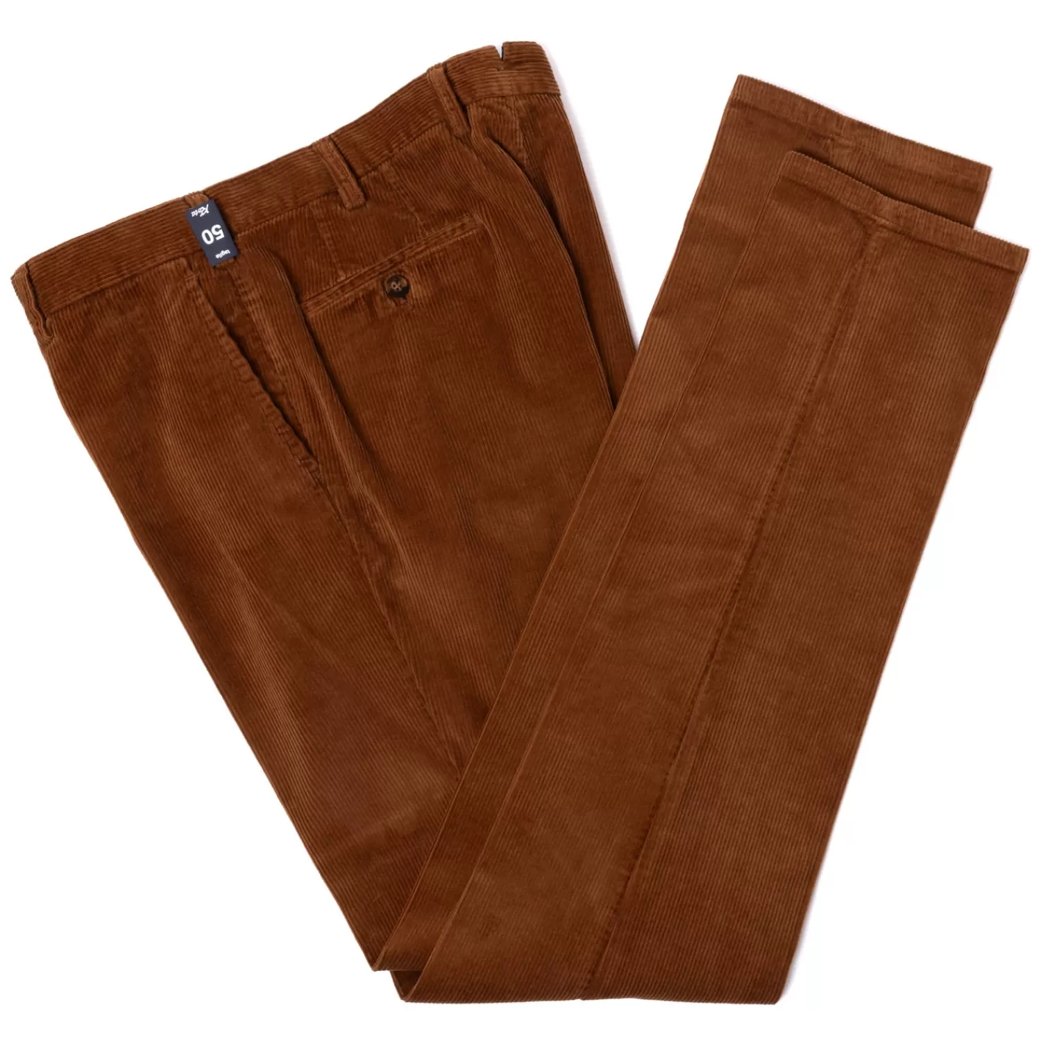 Hosen - Casual>Rota Sport Exklusiv für Michael Jondral: Rostbraune Cordhose "Velluto Comodo" aus einem Baumwollmix - Rostbraun-MarroneRuggine