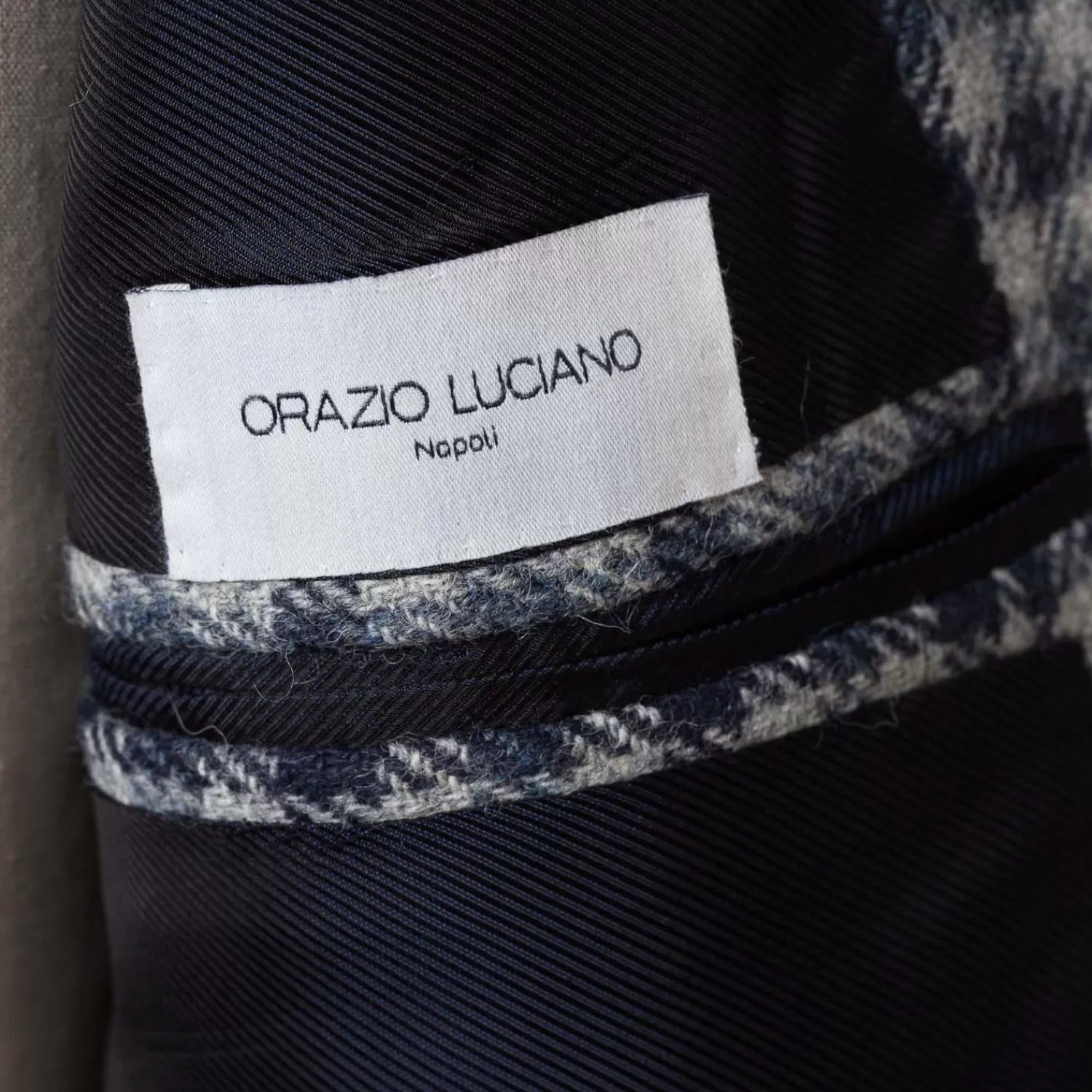Mto | Anzug & Sakko>Orazio Luciano Exklusiv für Michael Jondral: Sakko "New Oxford Check" aus reiner Wolle von Fox Brother´s - Handarbeit