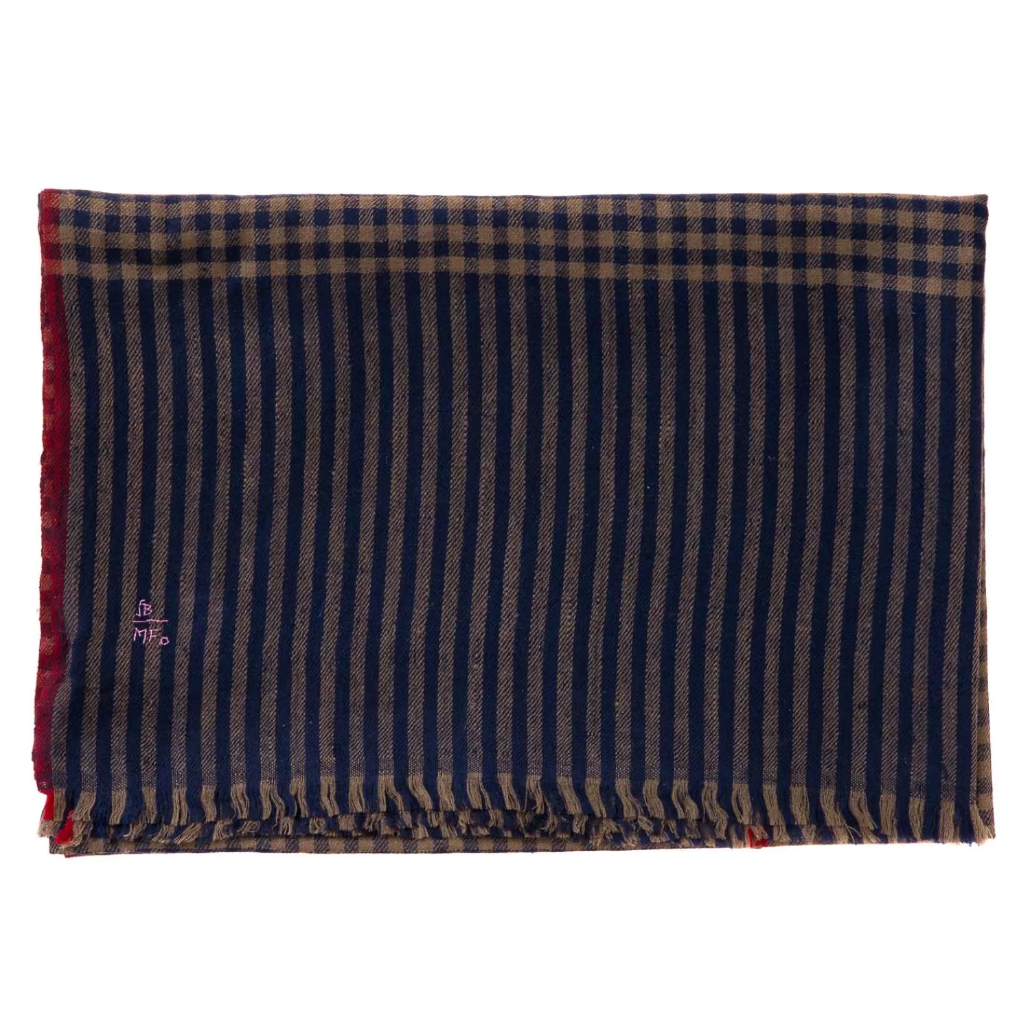 Schals>Anderson & Sheppard Exklusiv für Michael Jondral: Schal "Mini Check" aus reinem Pashmina-Kaschmir  Multicolor