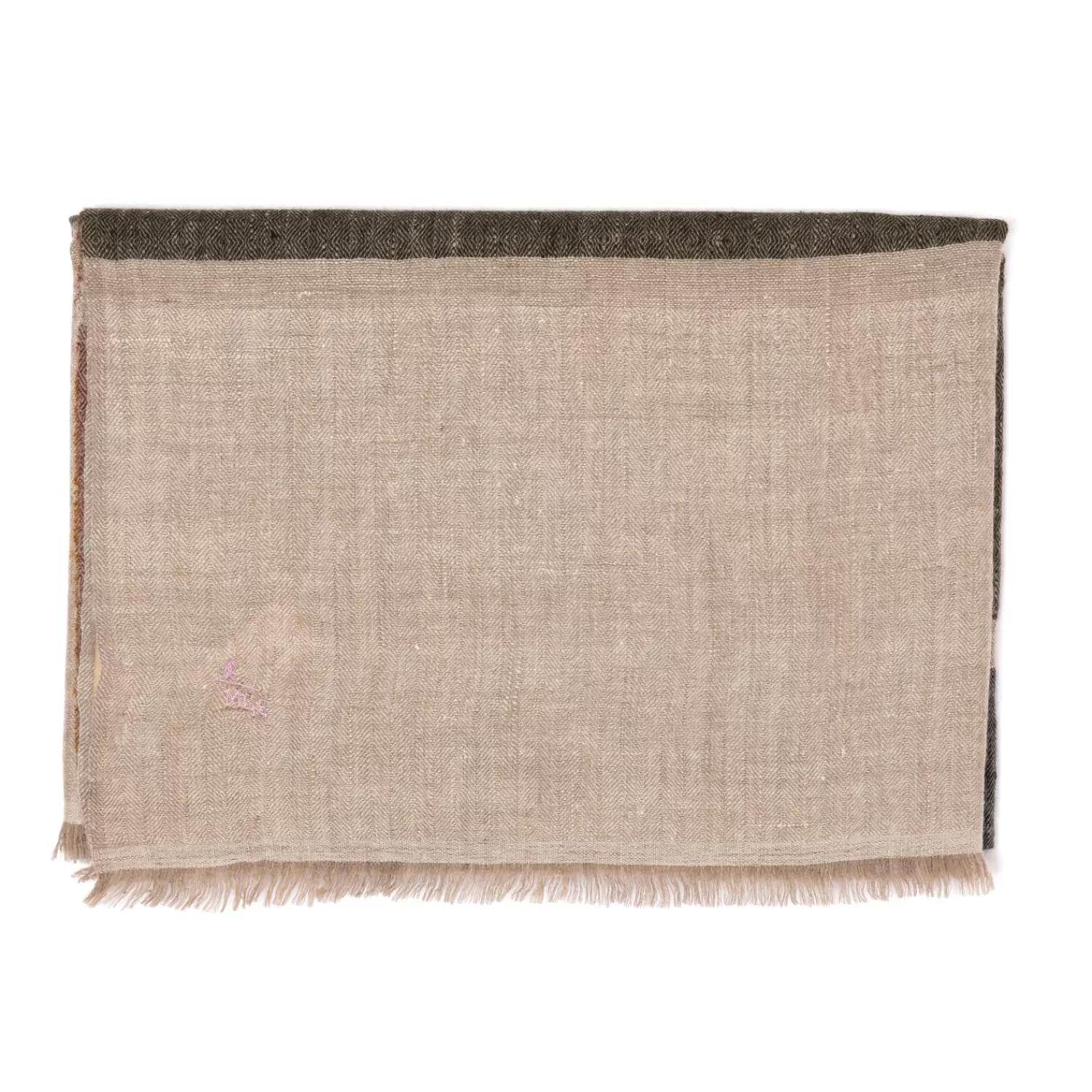 Schals>Anderson & Sheppard Exklusiv für Michael Jondral: Schal "Wide Stripe" aus reinem Pashmina-Kaschmir  Multicolor