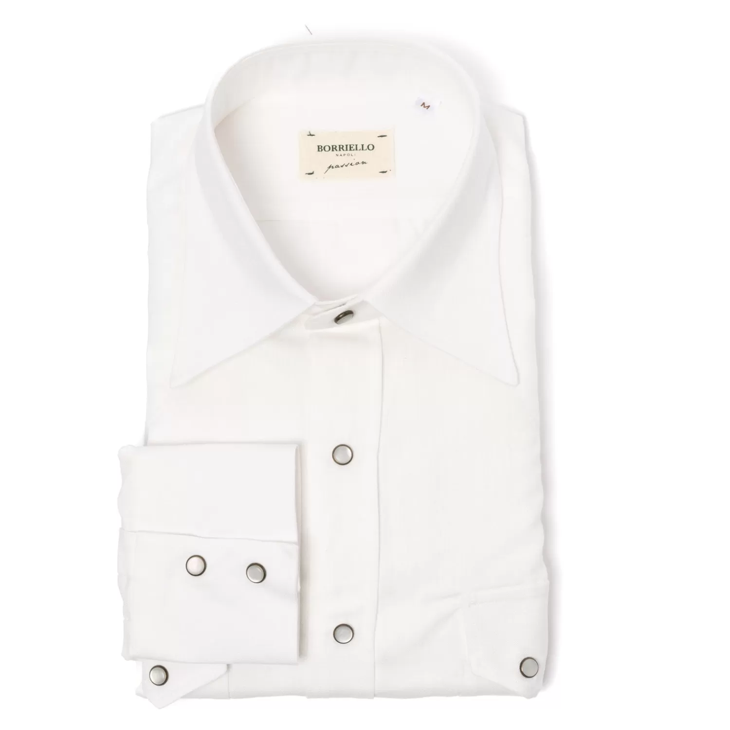 Ivy Men's | Ivy Women's>Borriello Exkusiv für Michael Jondral: Hemd "Italian Western" aus reinem Leinen - Linea Passion Weiß