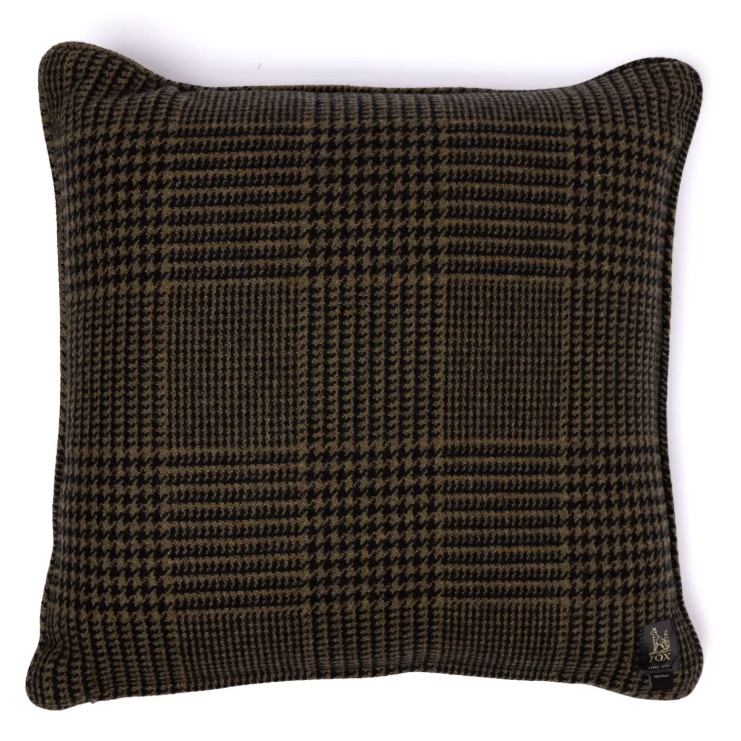 Homewear>Fox Brothers Fox Brother´s x MJ: Kissen "Glen Check" aus original Fox Brother´s Wolle