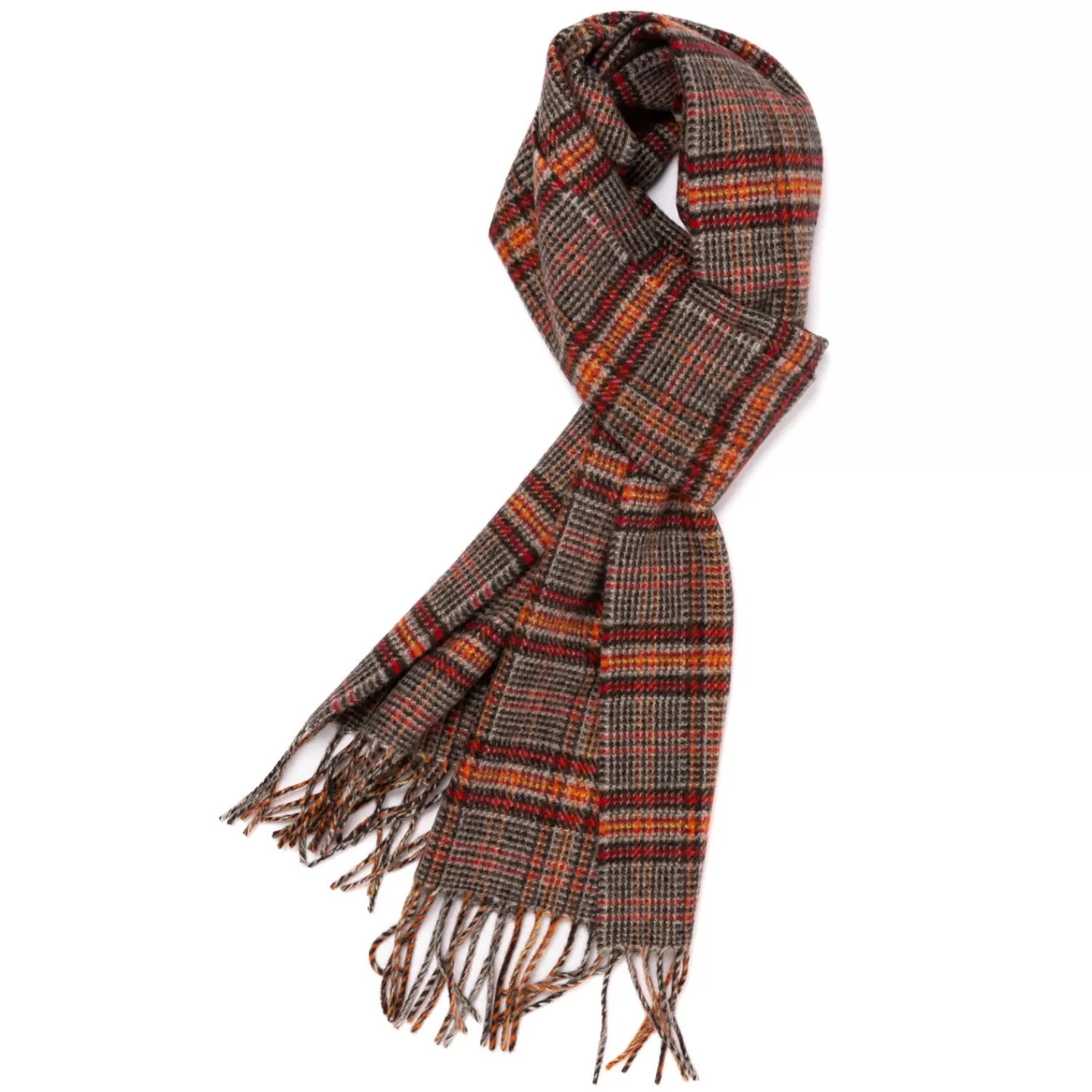 Schals>Fox Brothers Fox Brother´s x MJ: Schal "Fox Negroni Scarf" aus Wolle und Kaschmir