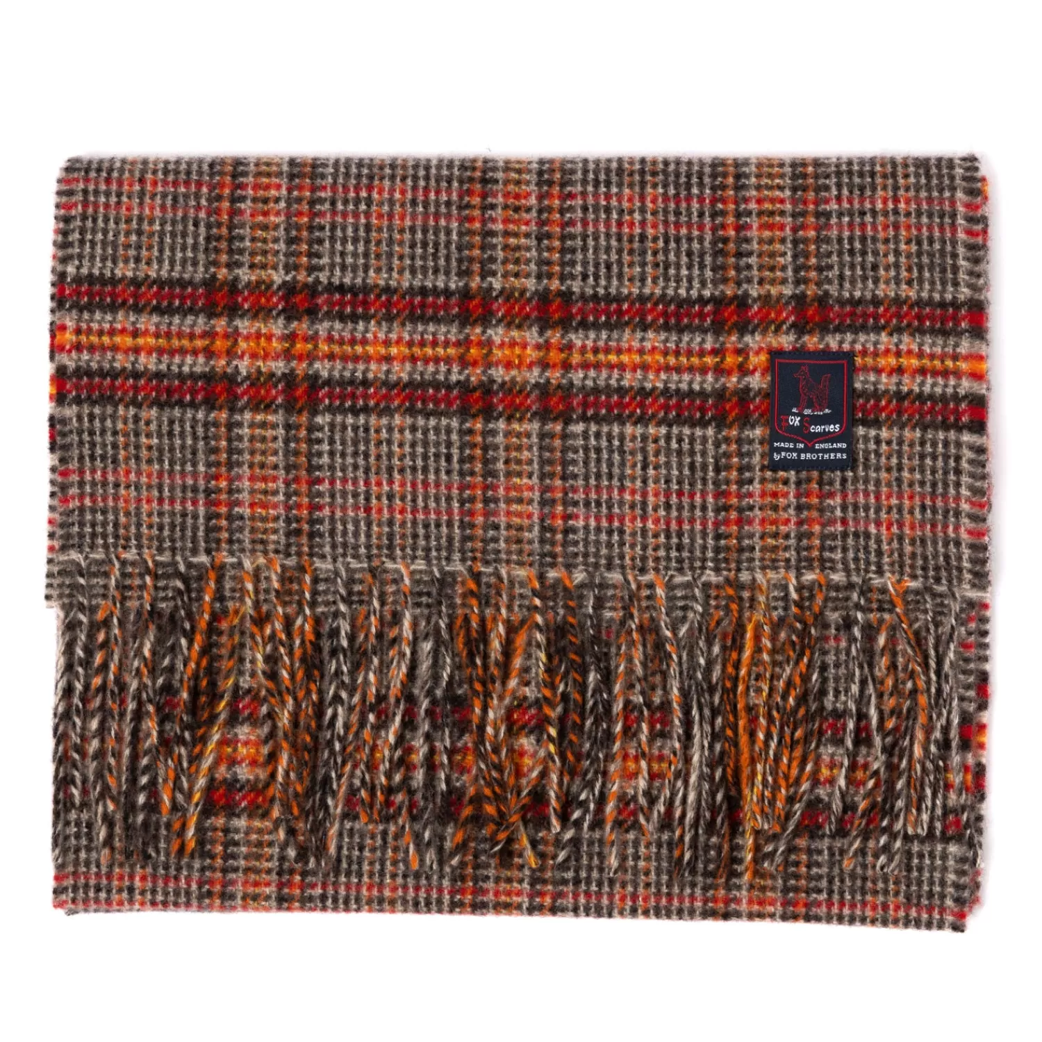 Schals>Fox Brothers Fox Brother´s x MJ: Schal "Fox Negroni Scarf" aus Wolle und Kaschmir