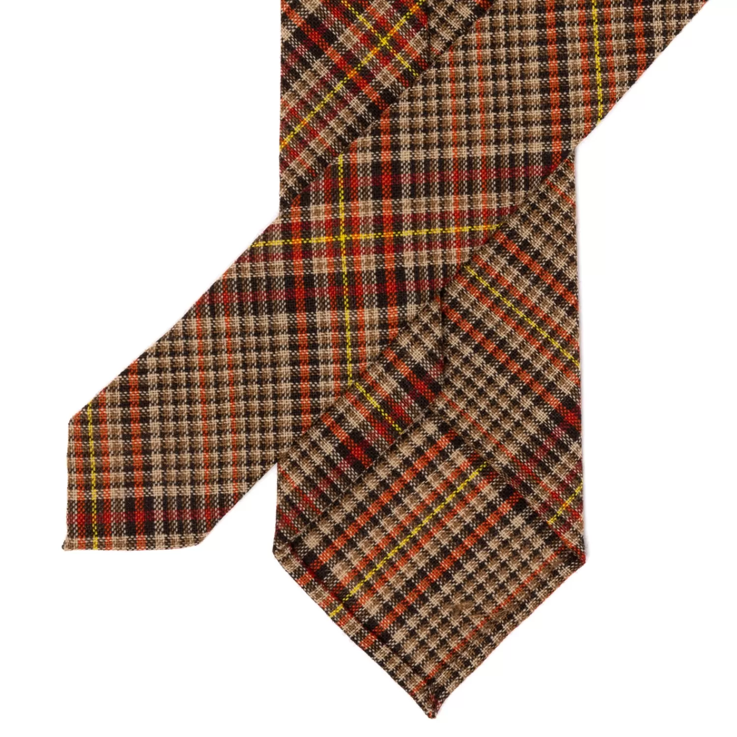 Krawatten>Fox Brothers Fox Brother´s x MJ: Schal "Fox Negroni Tie" aus reiner Wolle - Fox Air