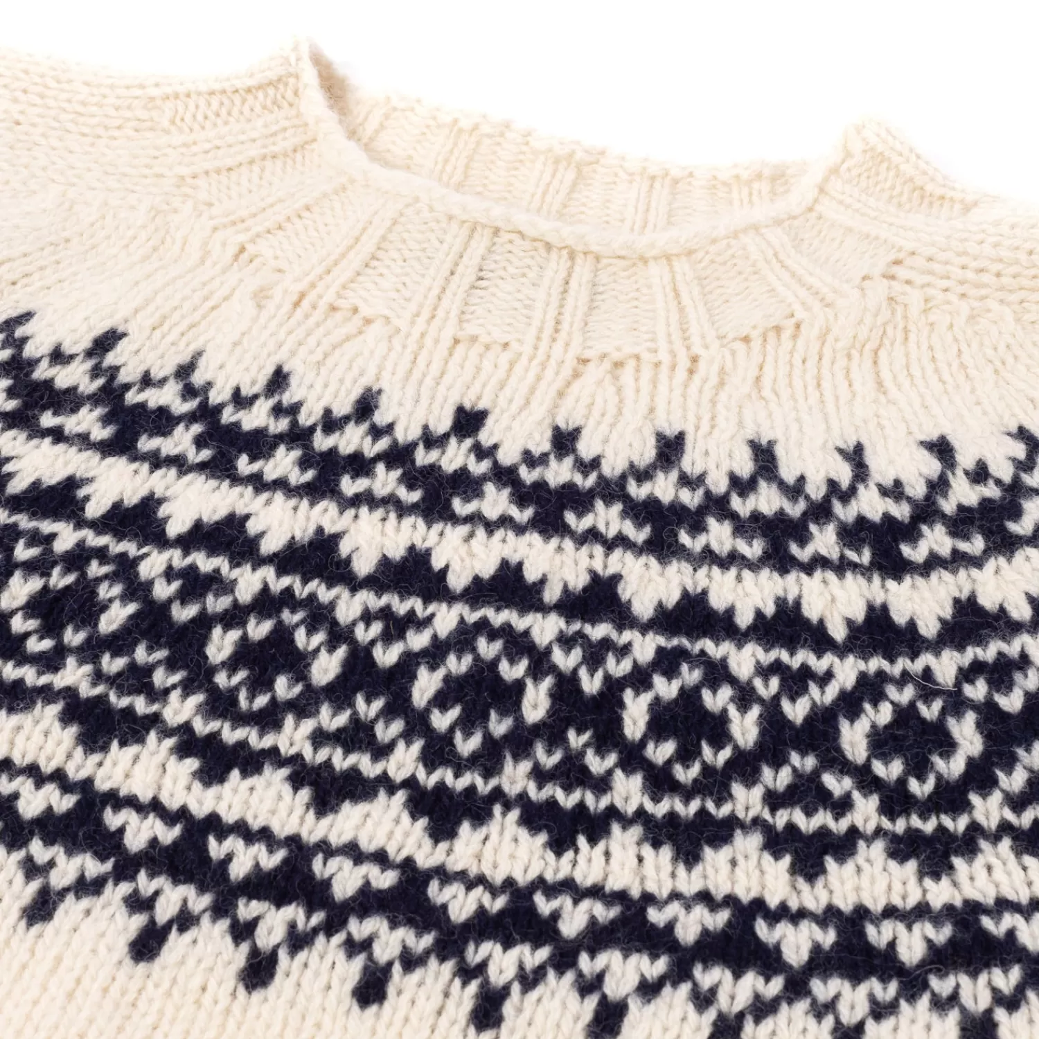 Ivy Men's | Ivy Women's>Glenugie exklusiv x MJ: Pullover "St.Moritz Vintage-Ski" aus reiner Wolle - Pure Soft Shetland  