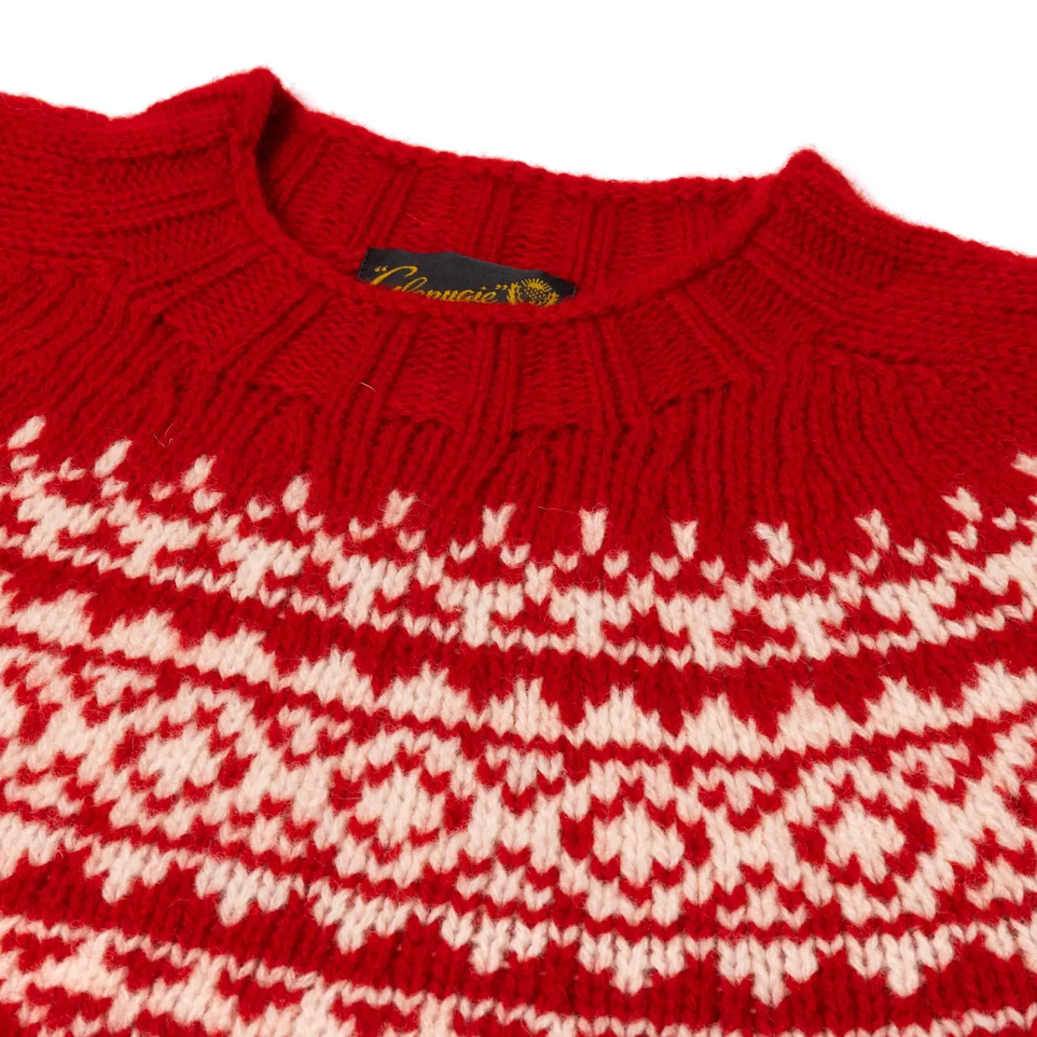 Strickwaren>Glenugie exklusiv x MJ: Pullover "St.Moritz Vintage-Ski" aus reiner Wolle - Pure Soft Shetland  