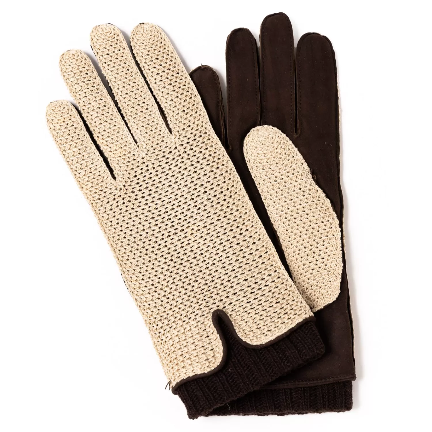 Handschuhe>Thomas Riemer Wien Handschuh "Karlsbad Winter" aus Ziegenleder und Wolle mit Kaschmirfutter - handgenäht