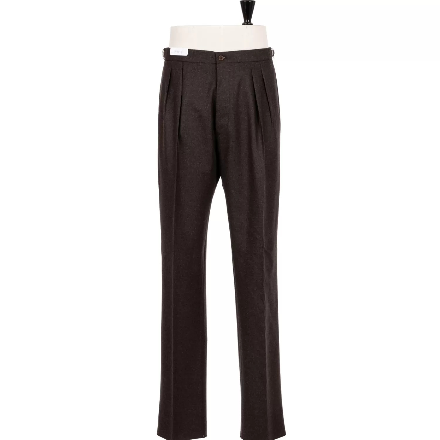 Hosen - Sartorial>De Petrillo Hose "Lo Stile di Totò" aus reiner Wolle von Drago - Handarbeit Braun-Marrone