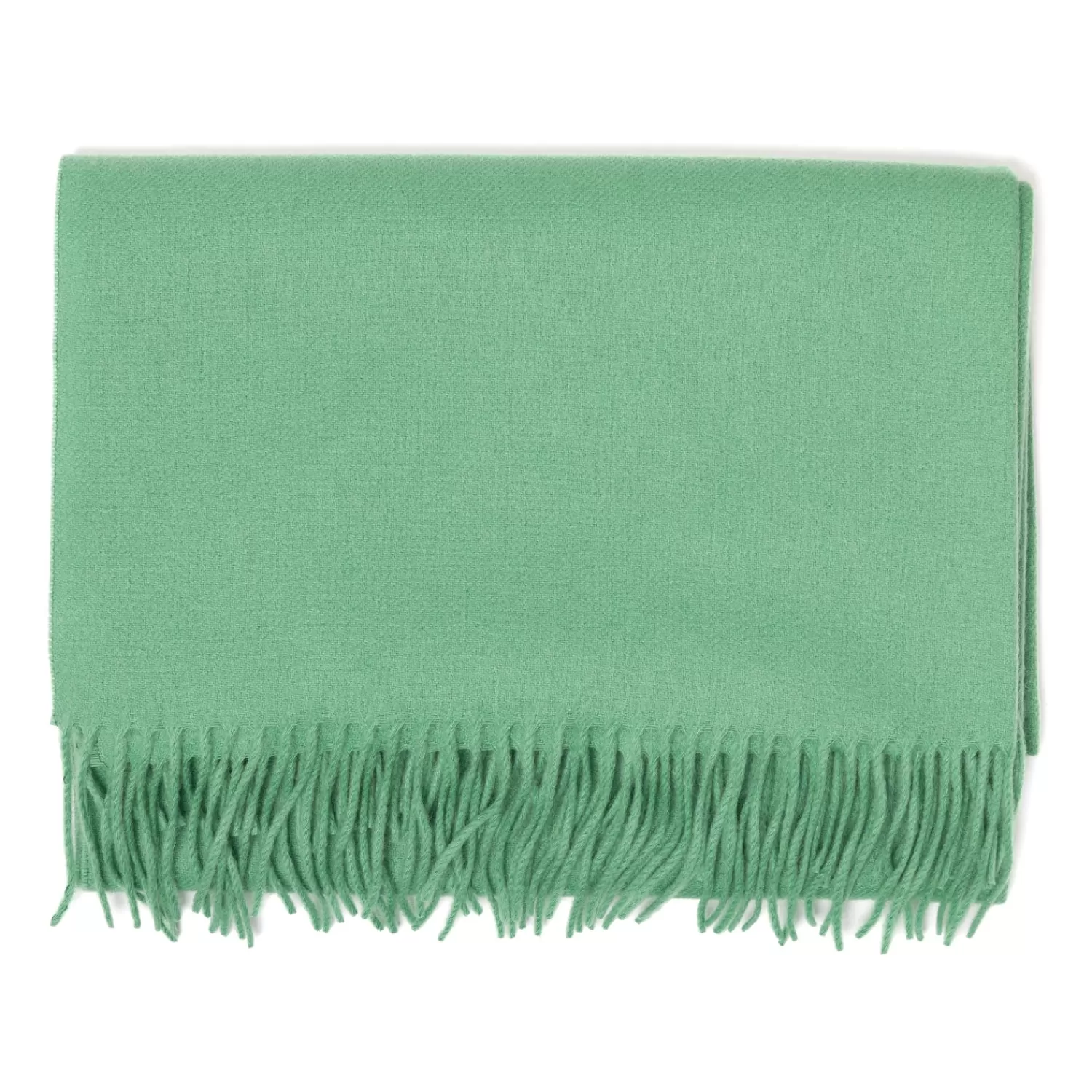 Schals | Ivy Men's>Joshua Ellis exklusiv x MJ: Schal "Ripple Plain Stola" aus reinem schottischen Kaschmir Apfelgrün-ApplemintGreen