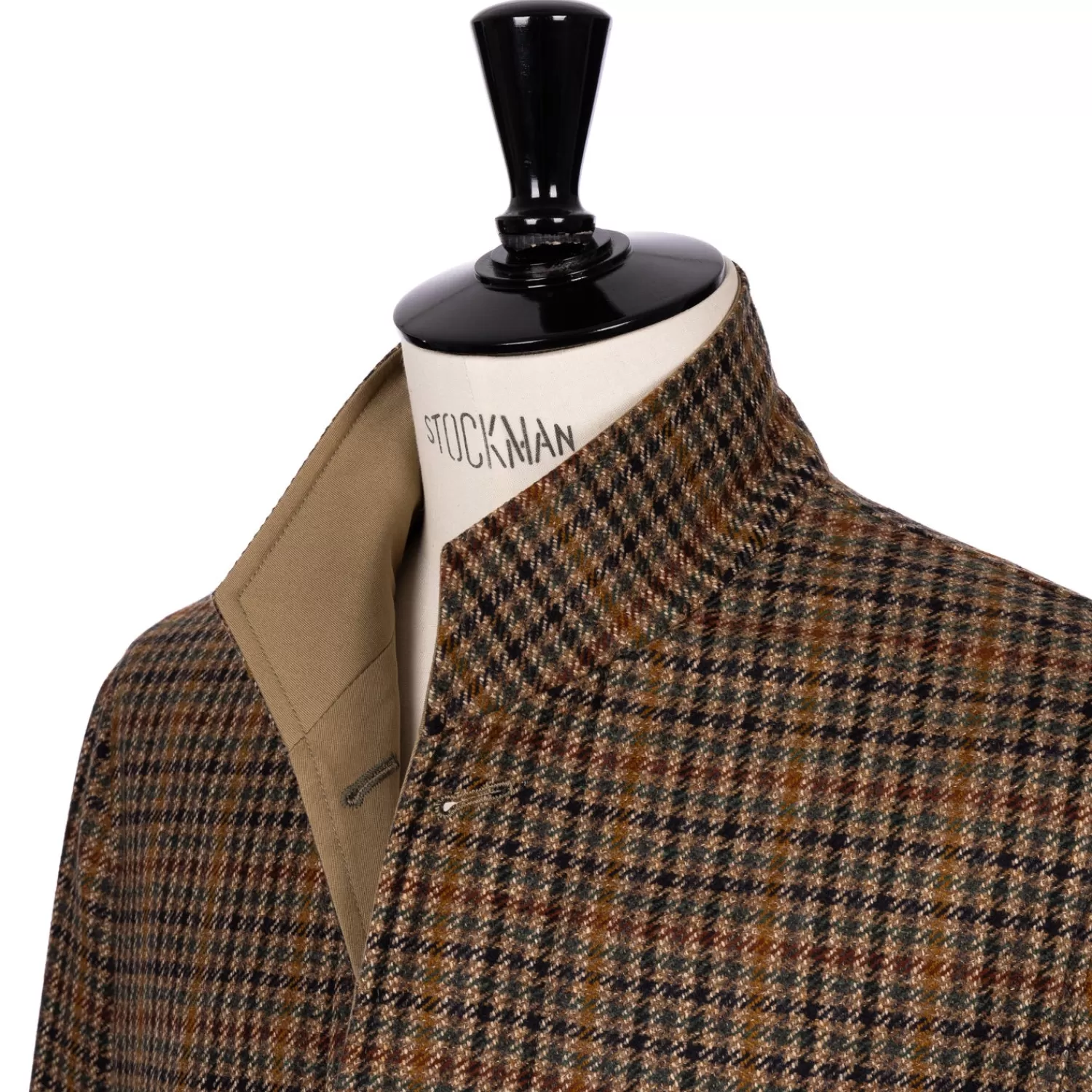 Mäntel>Justo Gimeno exklusiv x MJ: Wendemantel "Teba Car-Coat" aus irischer Wolle und Baumwolle