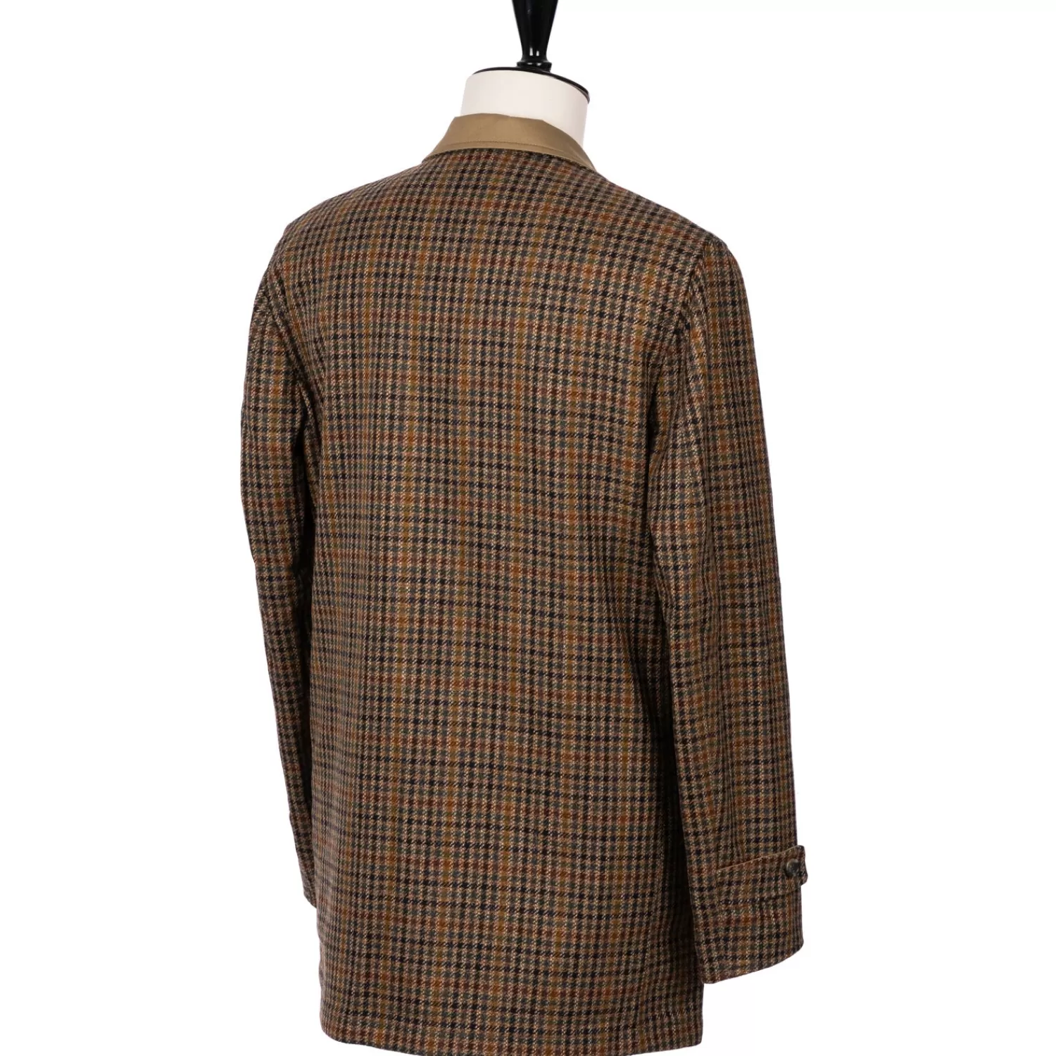 Mäntel>Justo Gimeno exklusiv x MJ: Wendemantel "Teba Car-Coat" aus irischer Wolle und Baumwolle