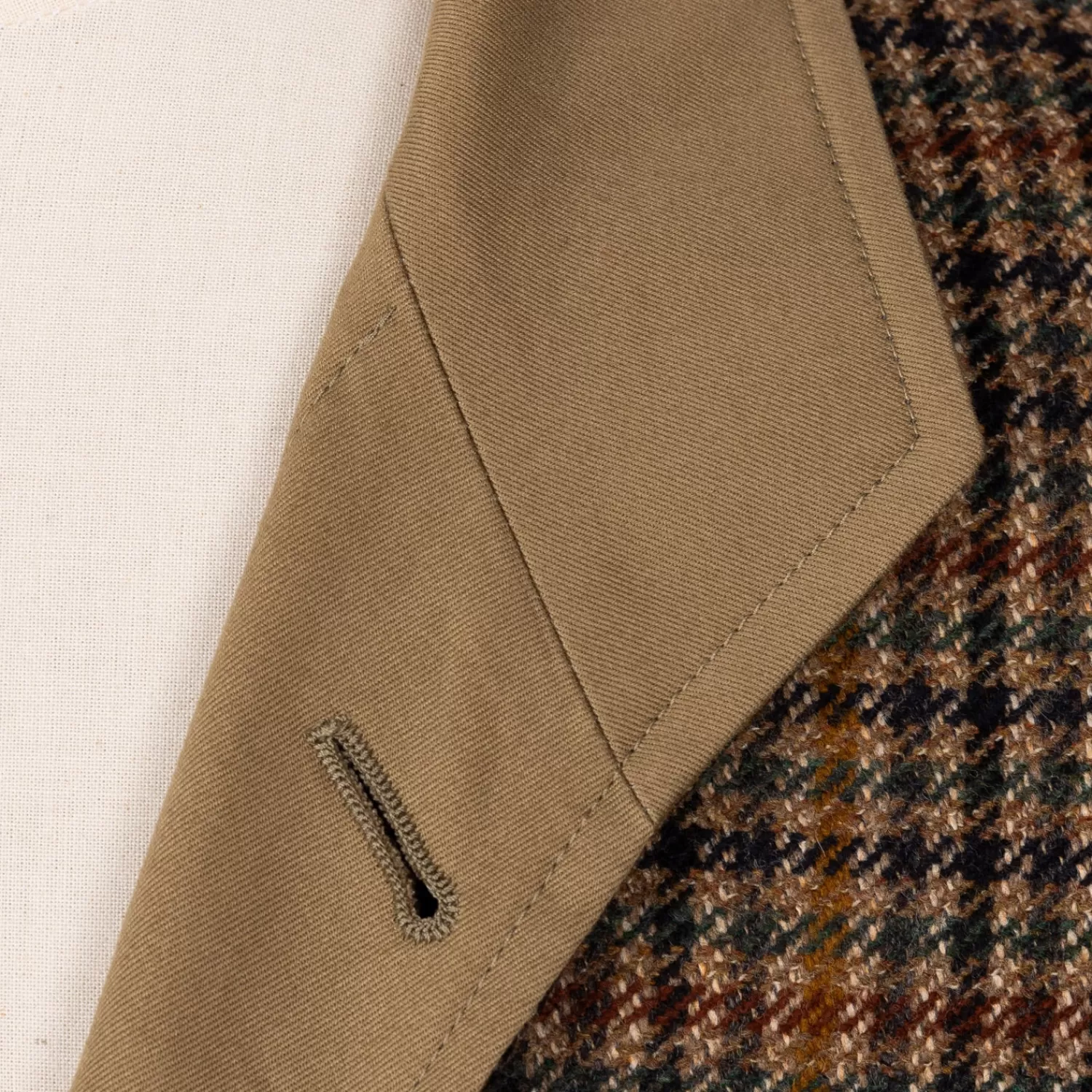 Mäntel>Justo Gimeno exklusiv x MJ: Wendemantel "Teba Car-Coat" aus irischer Wolle und Baumwolle