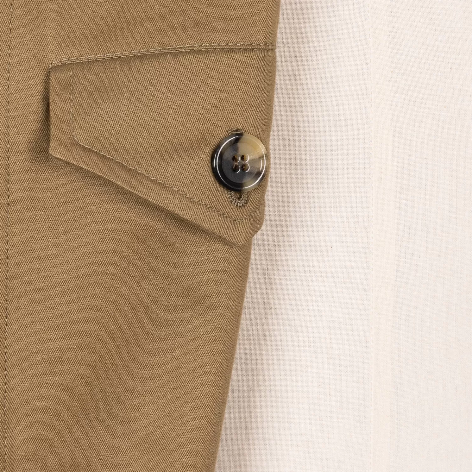 Mäntel>Justo Gimeno exklusiv x MJ: Wendemantel "Teba Car-Coat" aus irischer Wolle und Baumwolle