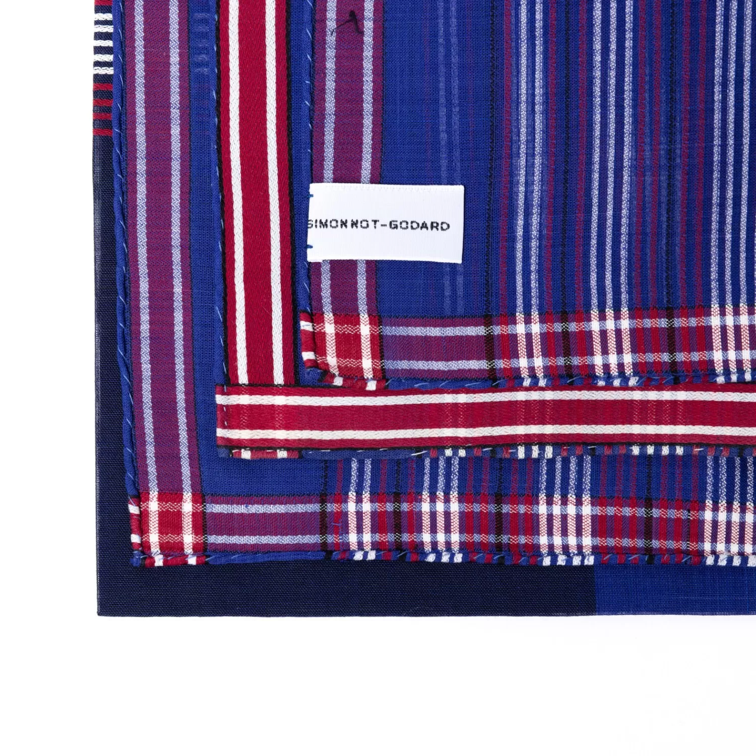 Taschentücher>Simonnot-Godard Limited Edition: Taschentuch "Vintage Shetland 1960" aus reiner Baumwolle