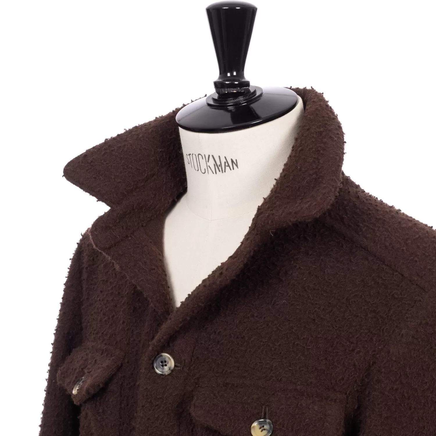 Teba + Shirt Jackets>Justo Gimeno Limited Edition x MJ: Hemd-Jacke "Nobleza Del Señor" aus original Casentino-Wolle  Laubgrün