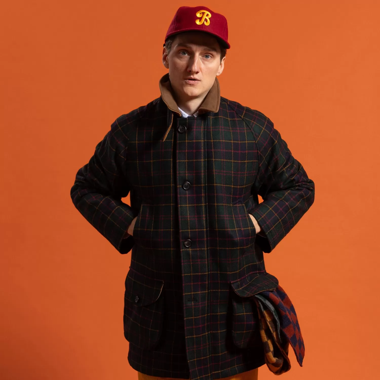 Jacken>Justo Gimeno Limited Edition x MJ: Outdoor-Jacke "The Gentry" aus Soft Donegal-Tweed von Magee