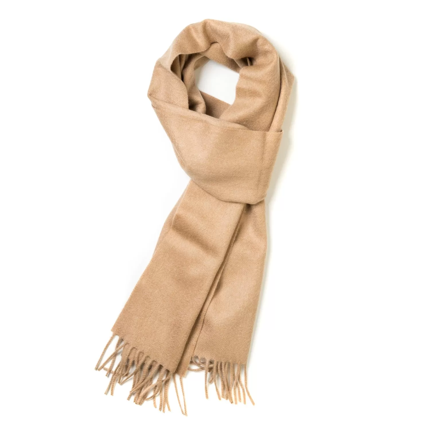 Schals>Specials X MJ MJ Exklusiv: farbener Schal "Classic Plain" aus schottischem Kaschmir Camel