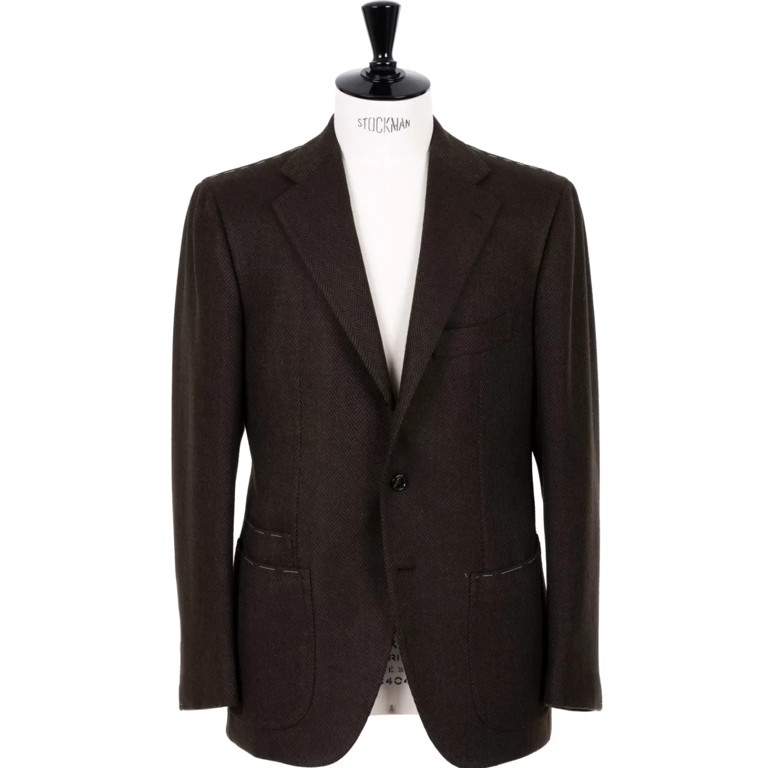 Mto | Anzug & Sakko>Cesare Attolini Sakko "Green Herringbone Gent" aus reiner Merino-Wolle von Fox Brother's - reine Handarbeit