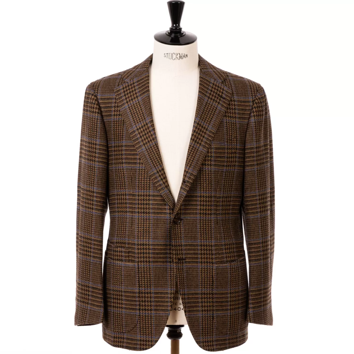 Anzug & Sakko>Cesare Attolini Sakko "Prince de Galles" aus reiner Merino-Wolle von Fox Brother's - reine Handarbeit