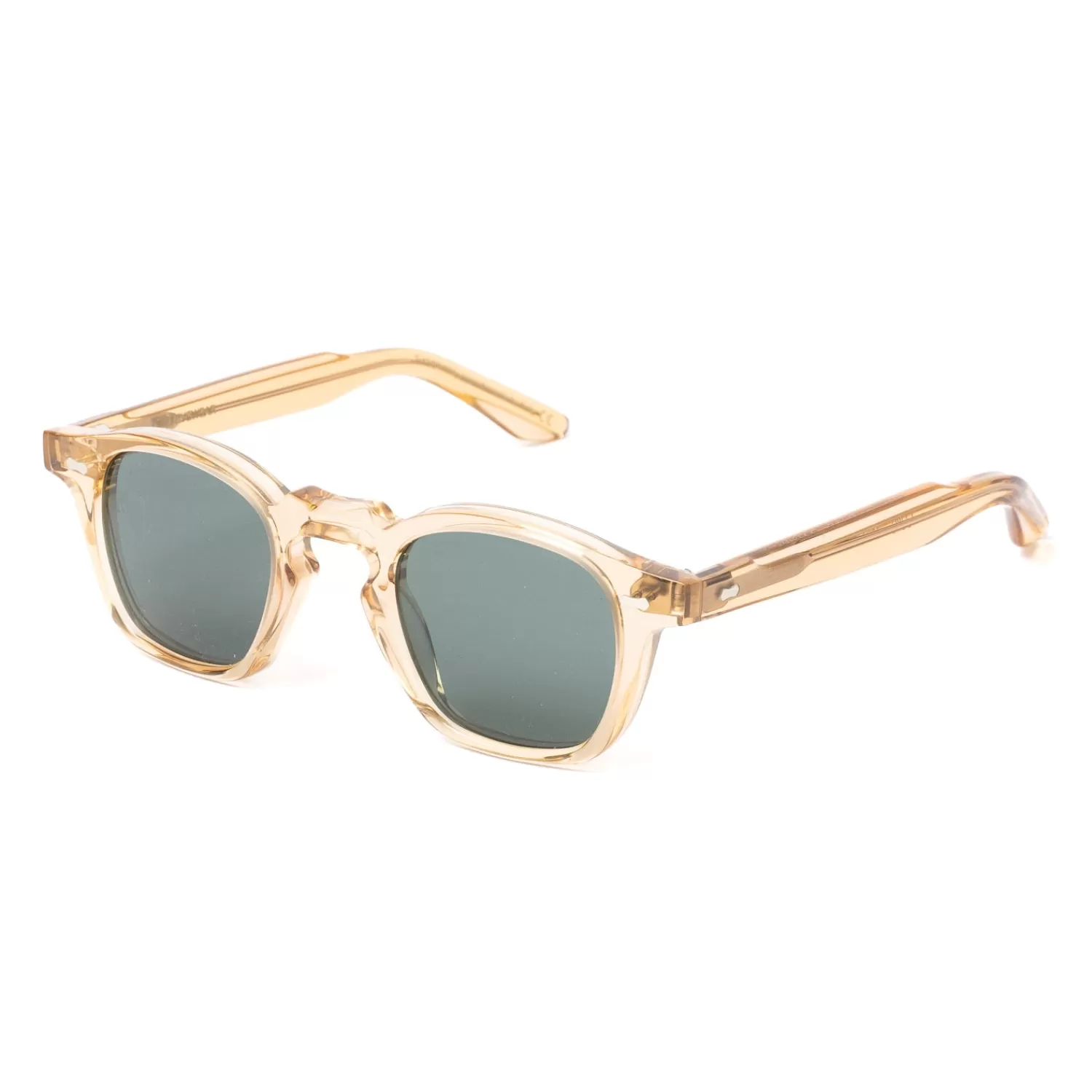 Sonnenbrillen>TBD EYEWEAR Sonnenbrille "CORD " mit safrangelben Gläsern - Handarbeit Champagne