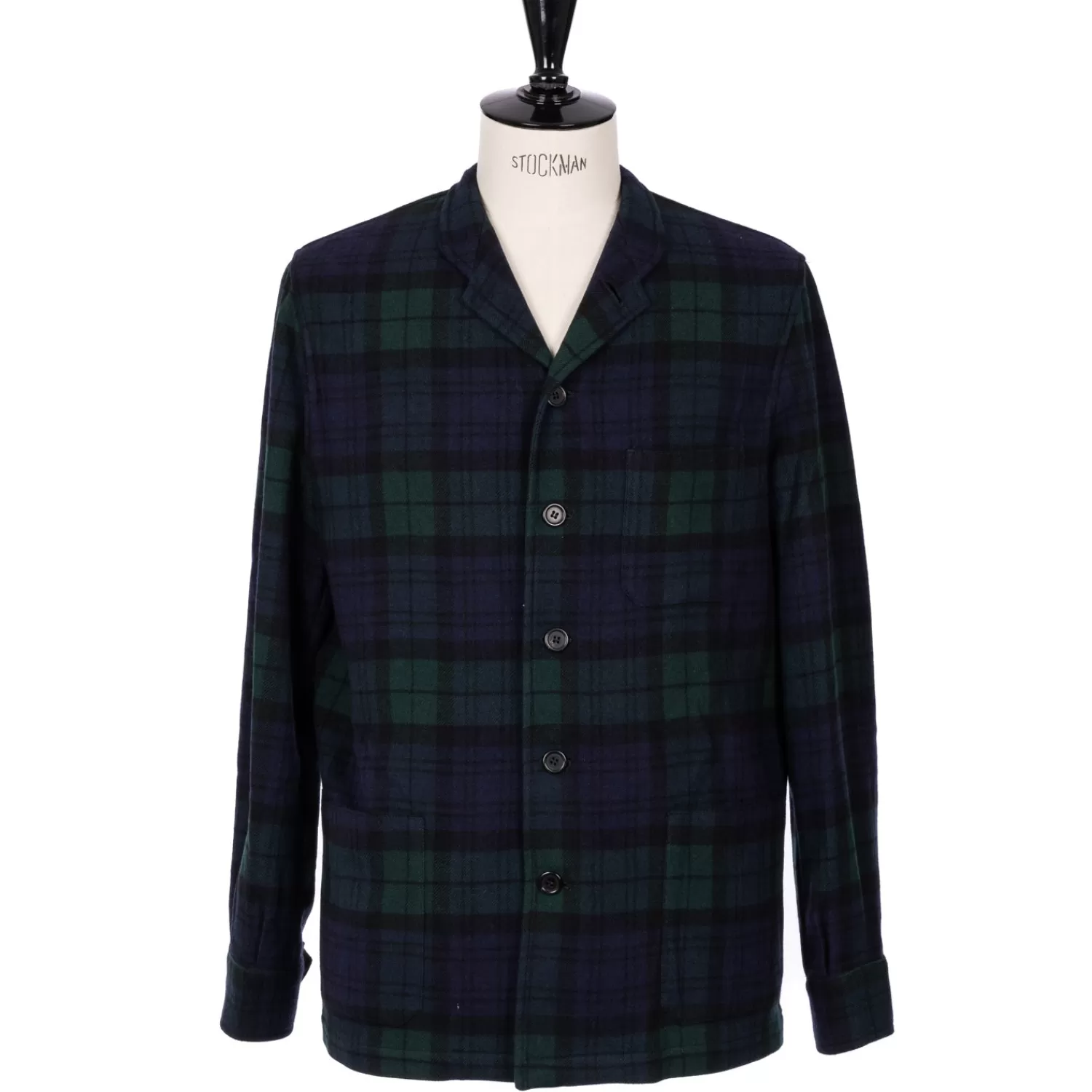 Teba + Shirt Jackets>Justo Gimeno Special Edition x MJ: Hemd-Jacke "Teba De Noche" aus Wolle und Kaschmir
