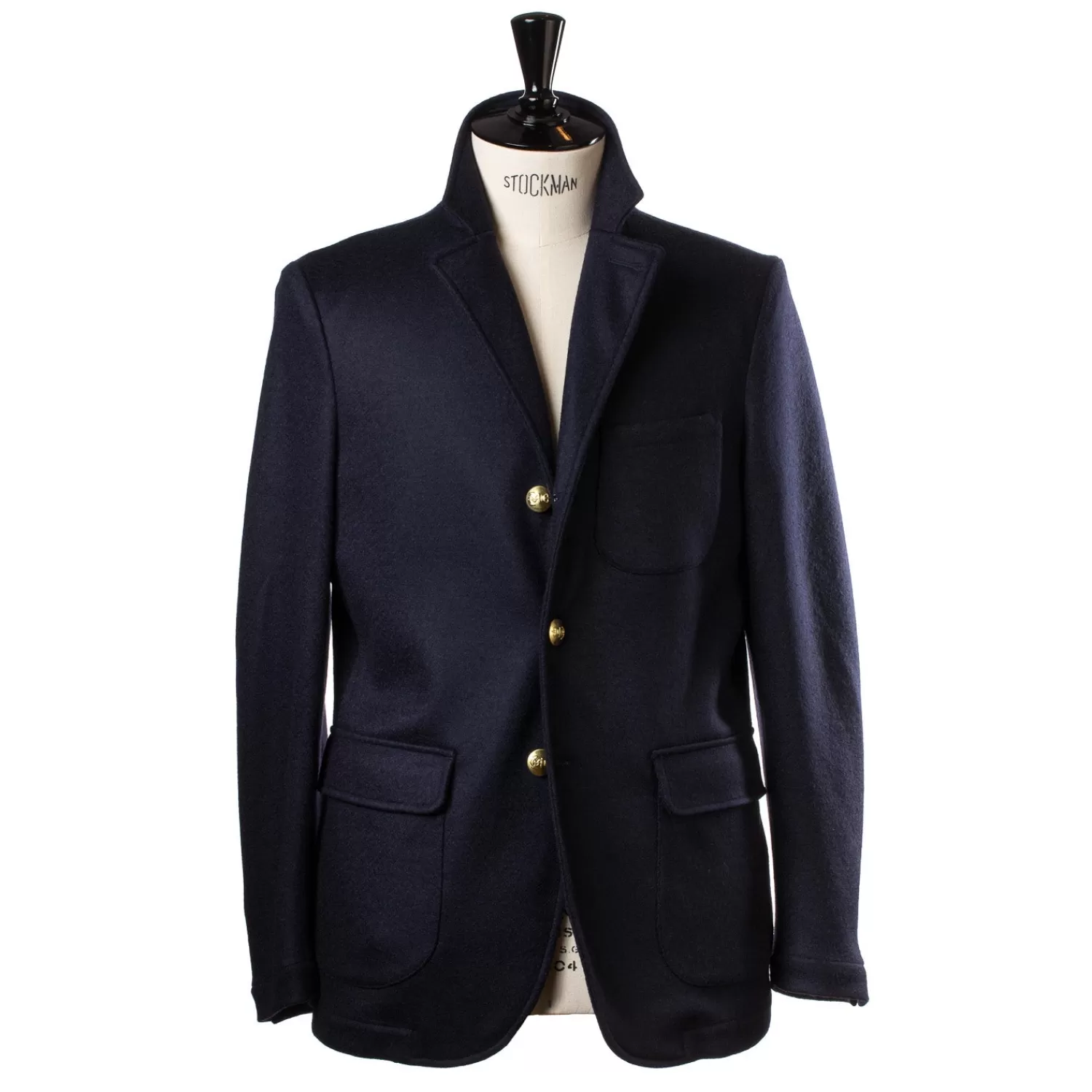 Anzug & Sakko>Specials X MJ 1ST PAT-RN x MJ: Ivy-Blazer "Via Veneto" aus gekochter Wolle Dunkelblau