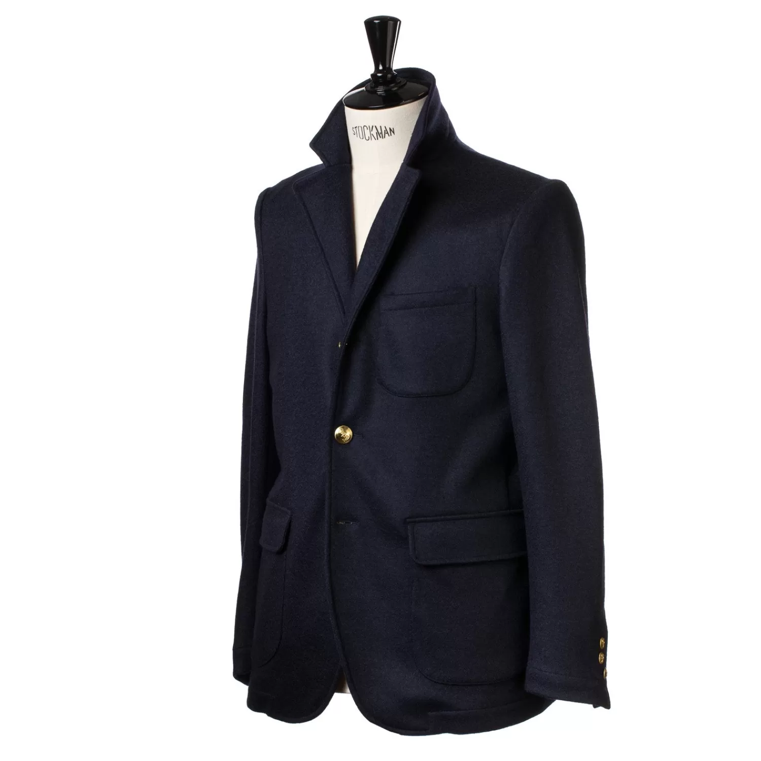 Anzug & Sakko>Specials X MJ 1ST PAT-RN x MJ: Ivy-Blazer "Via Veneto" aus gekochter Wolle Dunkelblau